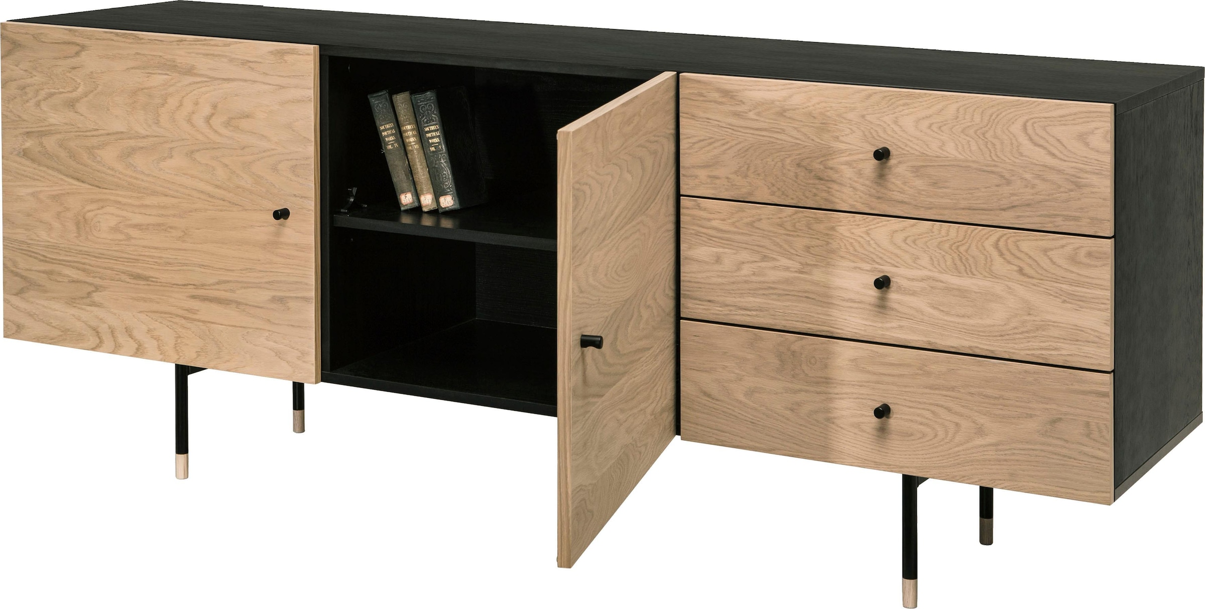 Woodman Sideboard »Jugend Kommode«, mit Soft-Close-Funktion, Breite 180 cm, FSC®
