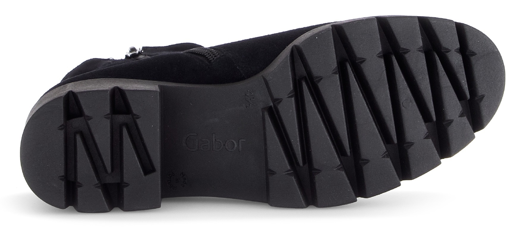 Gabor Stiefelette, Blockabsatz, Boots, Chunky-Boots mit Innenreissverschluss