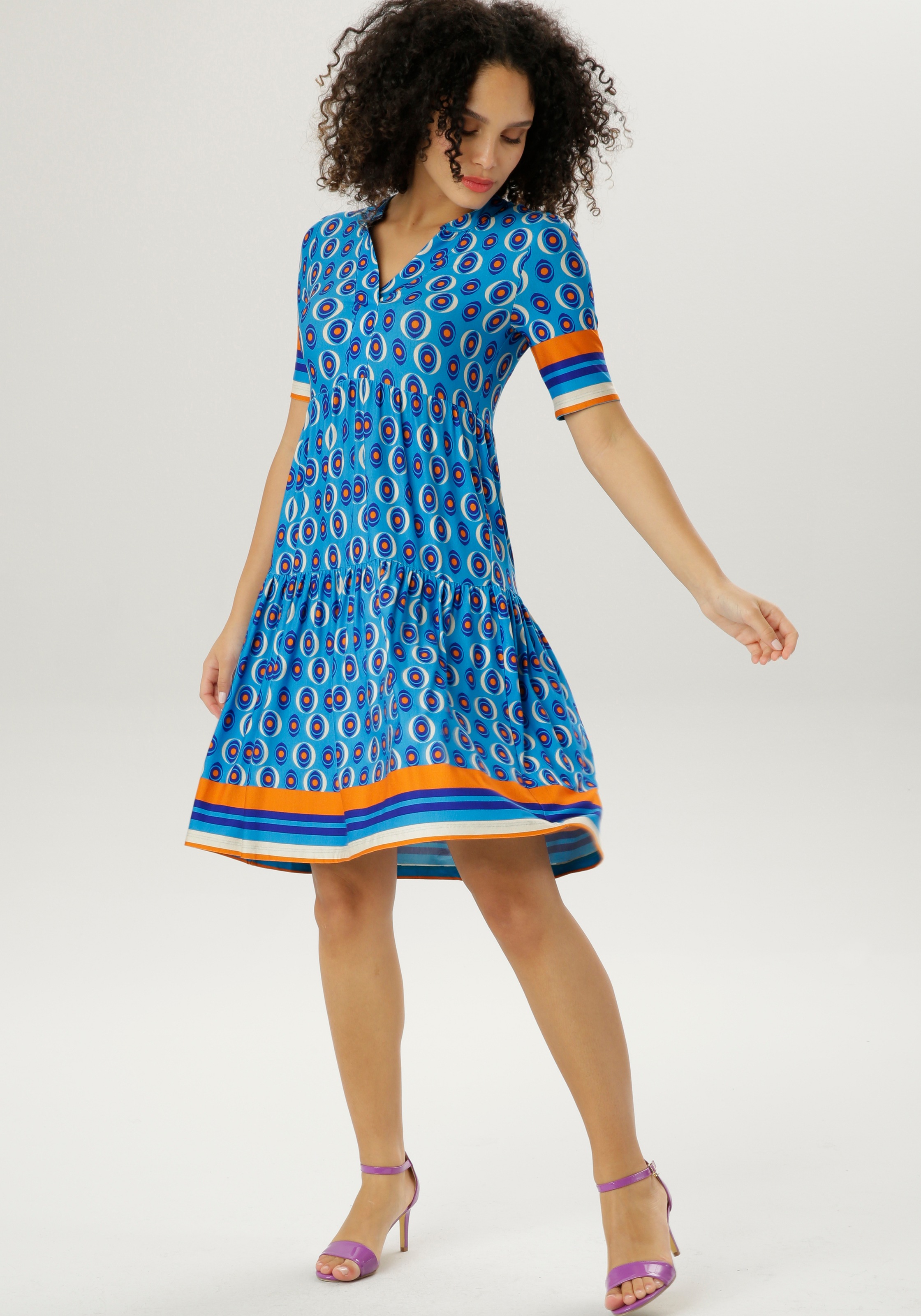 Aniston SELECTED Sommerkleid, mit verlängertem Halbarm - NEUE KOLLEKTION kaufen