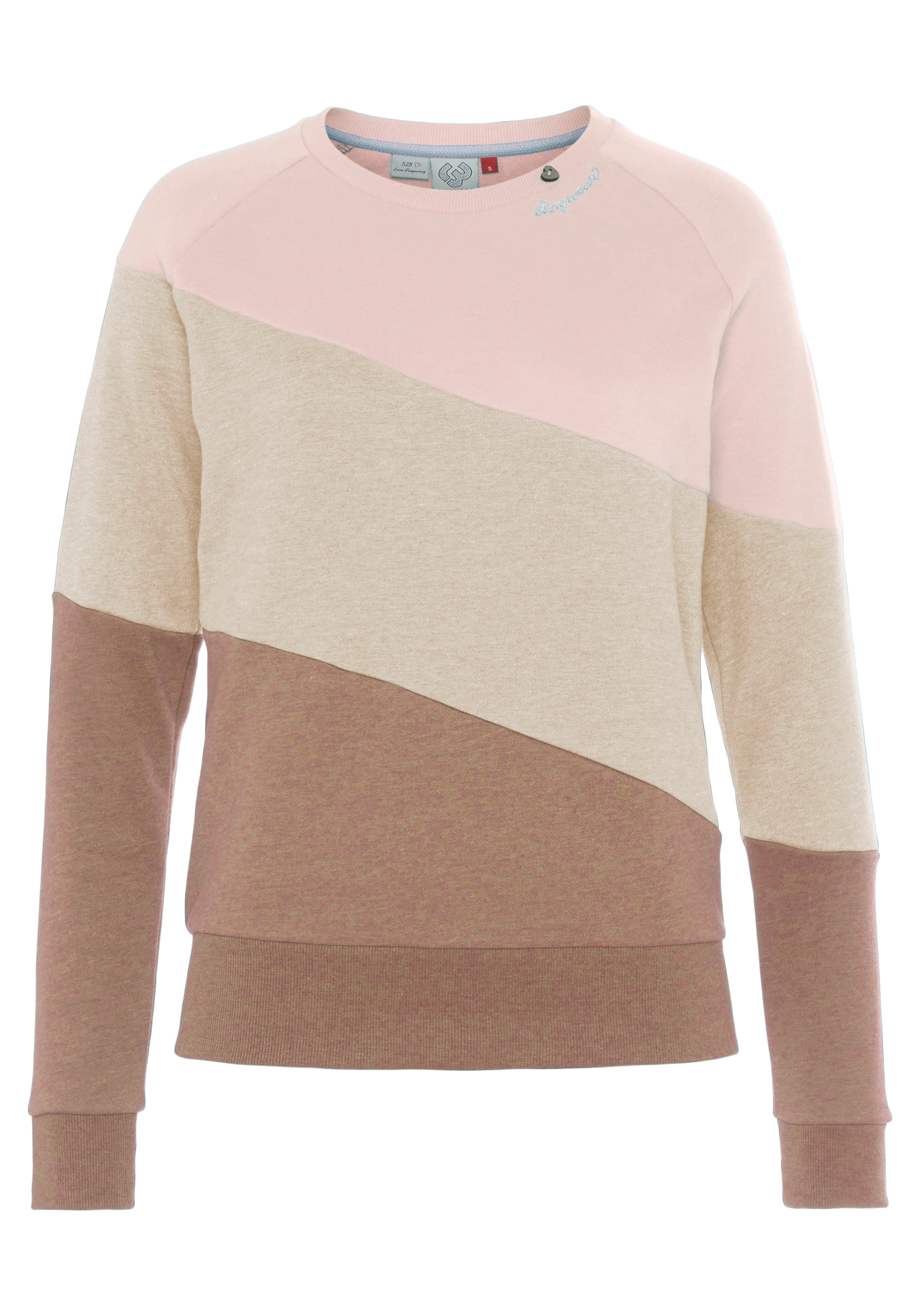 Ragwear Sweater »JOHANKA BLOCK«, Crew Neck im Color-Blocking Design