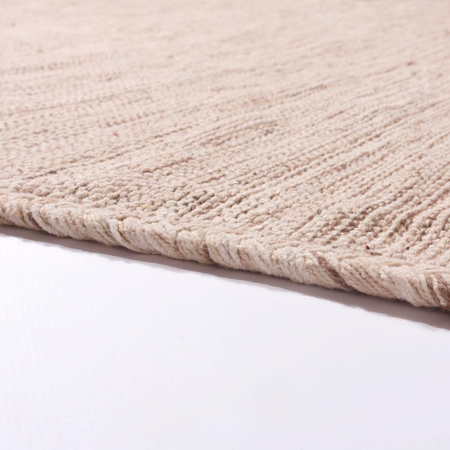 Paco Home Teppich »Kilim 210«, rechteckig, 12 mm Höhe, Handgwebt, Flachgewebe, reine Baumwolle, handgewebt, Uni Farben