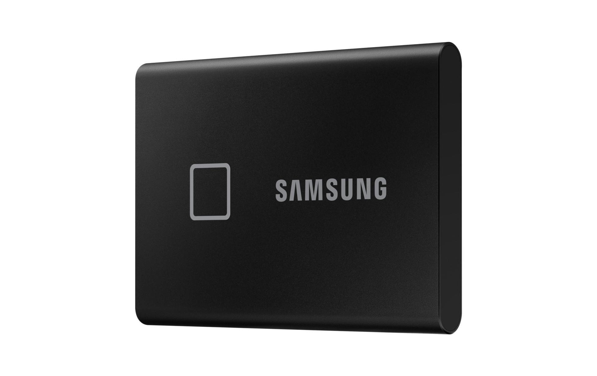 Samsung externe SSD »T7, 1 TB, Touch Black, USB 3.2 Gen 2«