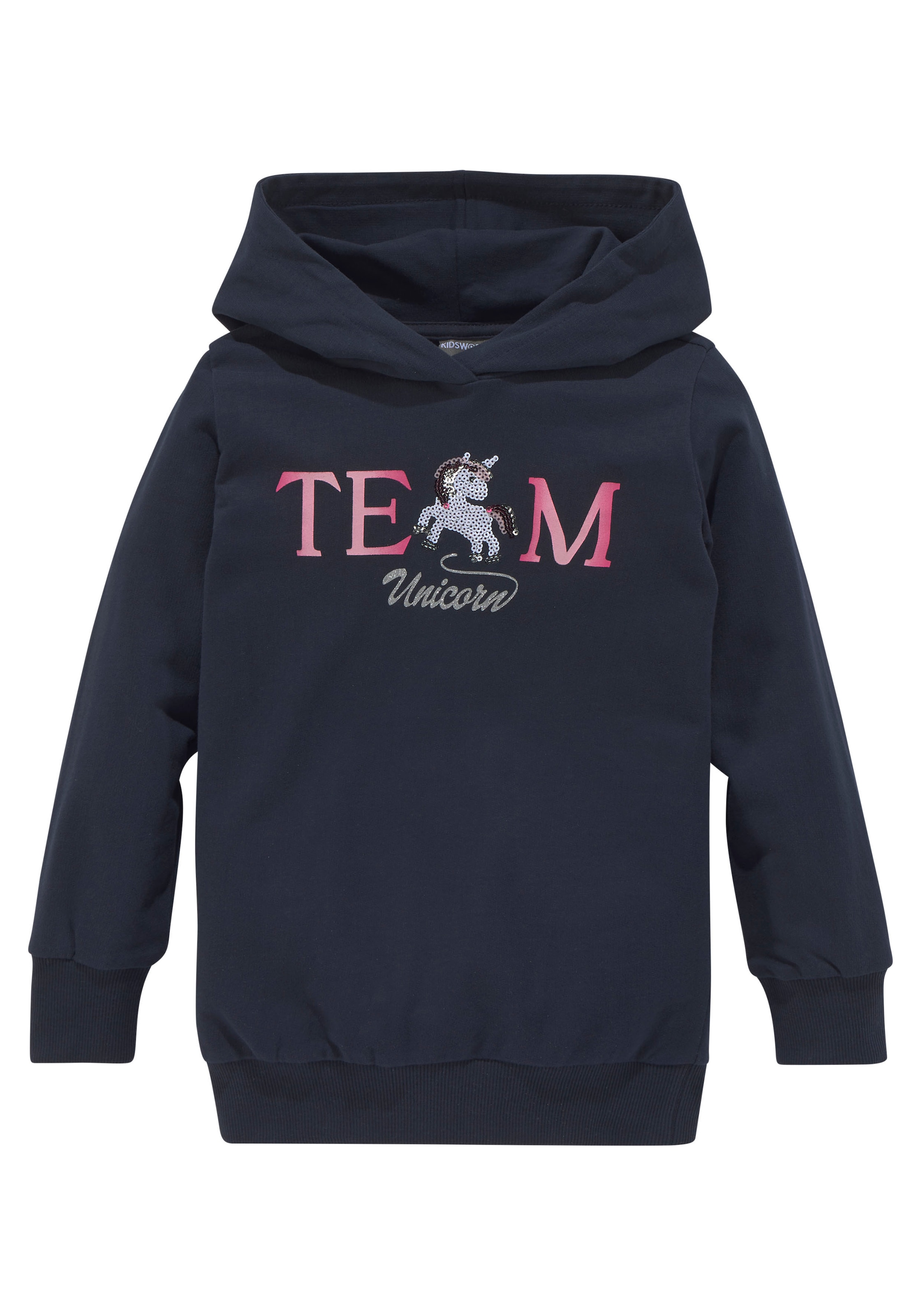 ✵ KIDSWORLD Longsweatshirt »Team UNICORN«, mit Kapuze günstig kaufen |  Jelmoli-Versand | Sweatshirts