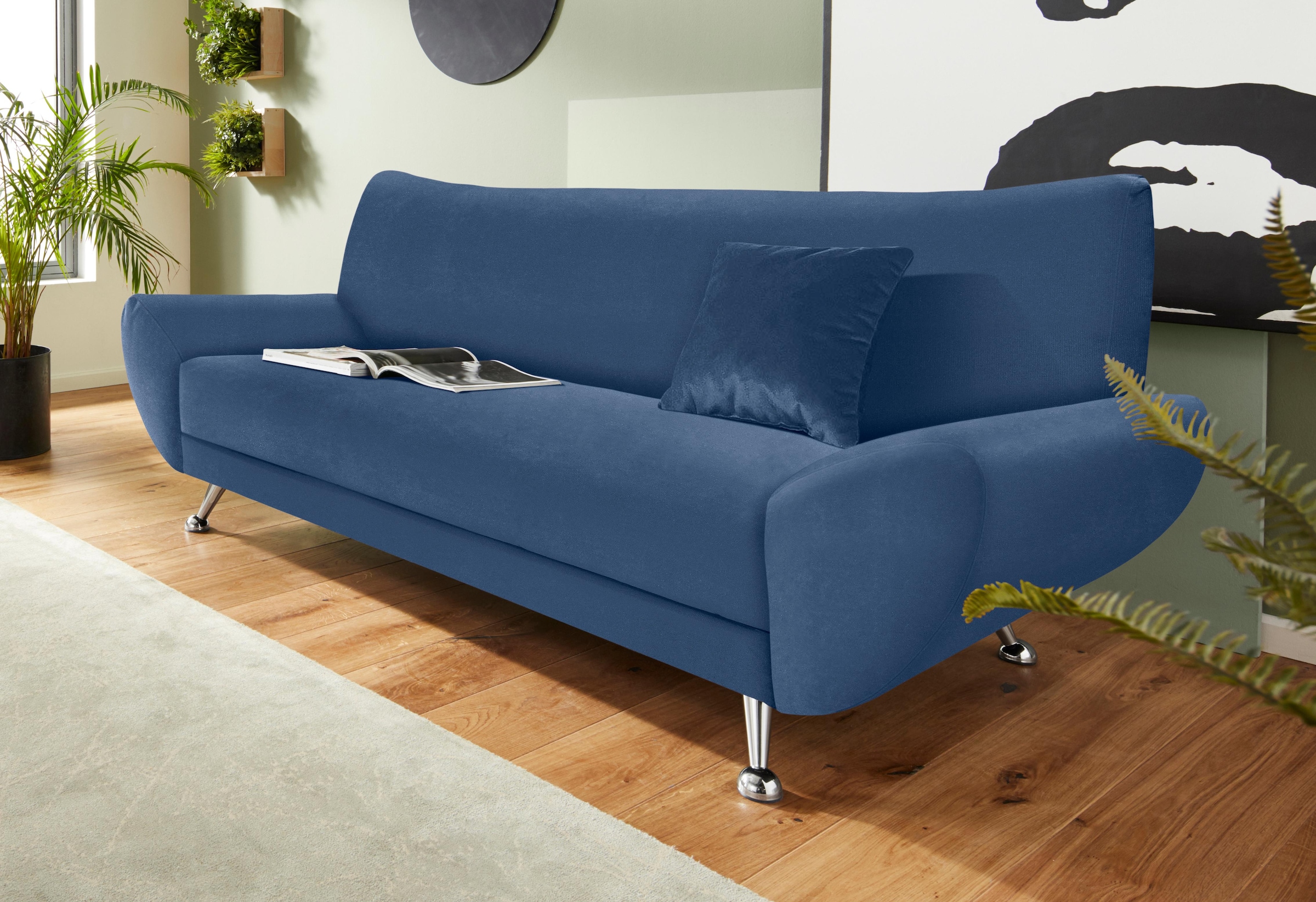 INOSIGN 3-Sitzer »Saltare elegant und komfortabel, toller Designfuss«
