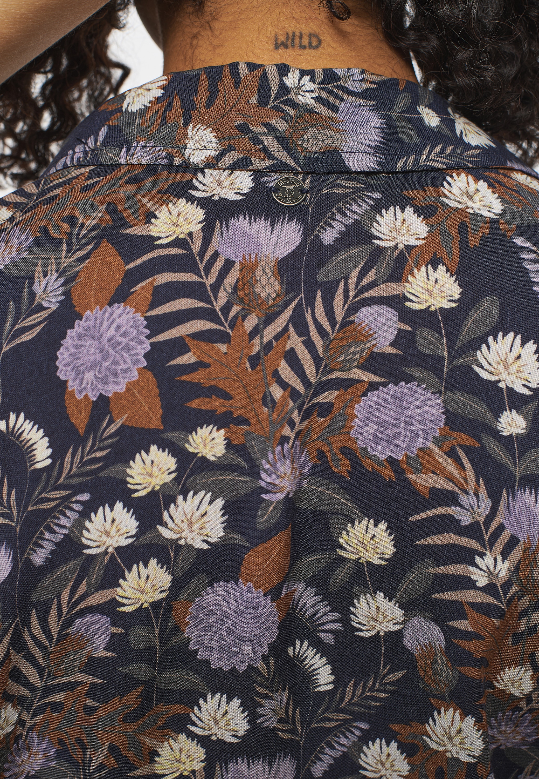 MUSTANG Langarmbluse Bluse floral AOP« Schweiz bei kaufen Emma Jelmoli-Versand »Mustang Style online