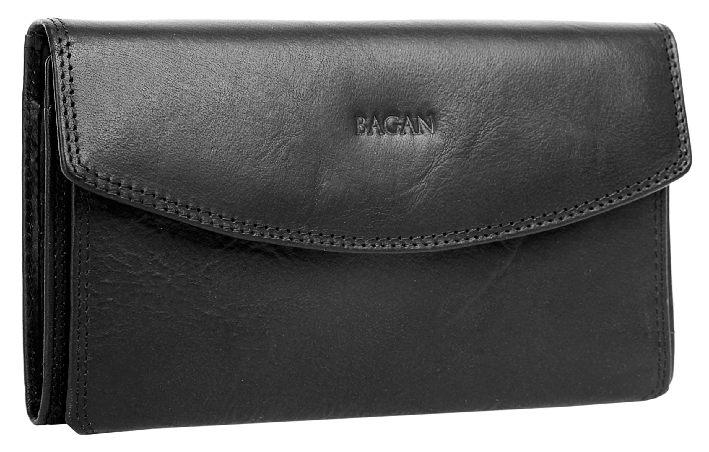 Bagan Geldbörse, echt Leder, Made in Italy