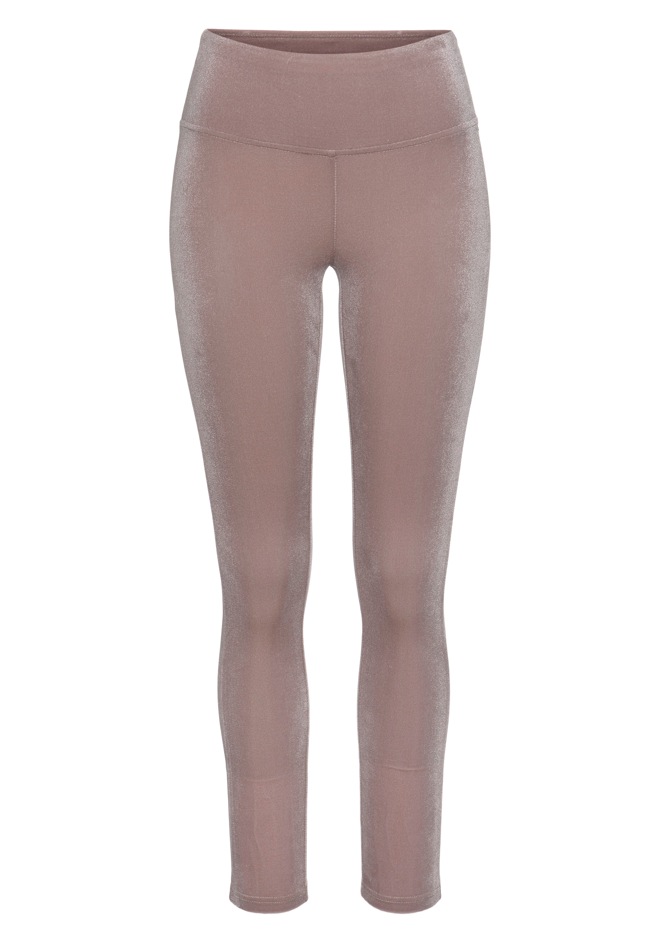 LASCANA Leggings, in weicher, elastischer Samtoptik