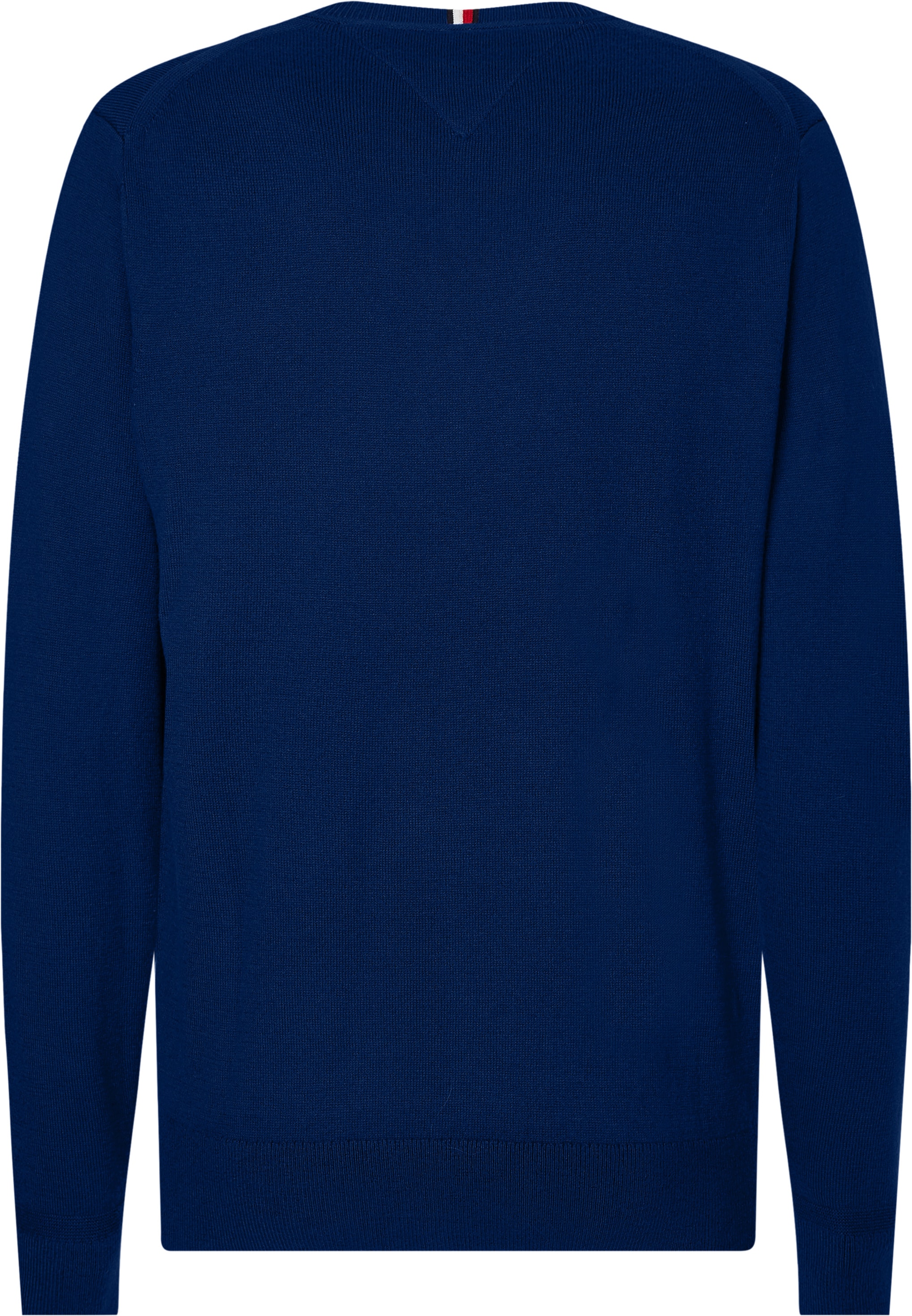 Tommy Hilfiger Big & Tall Strickpullover »BT-PIMA ORG CTN CASHMERE VNCK-B«, in Grossen Grössen, mit Logostickerei auf Brusthöhe