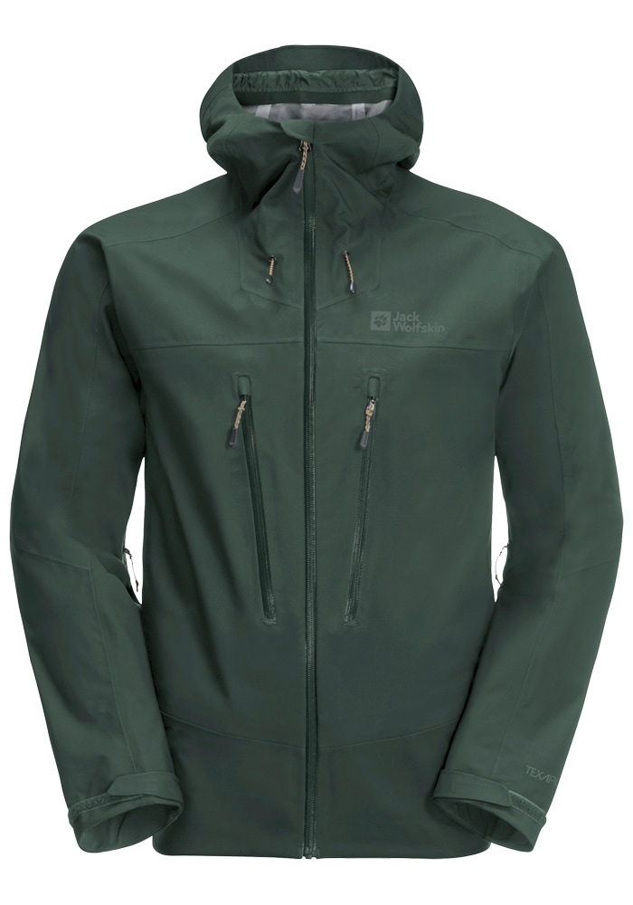 Jack Wolfskin Trekkingjacke »KAMMWEG 3L JKT M«, mit Kapuze