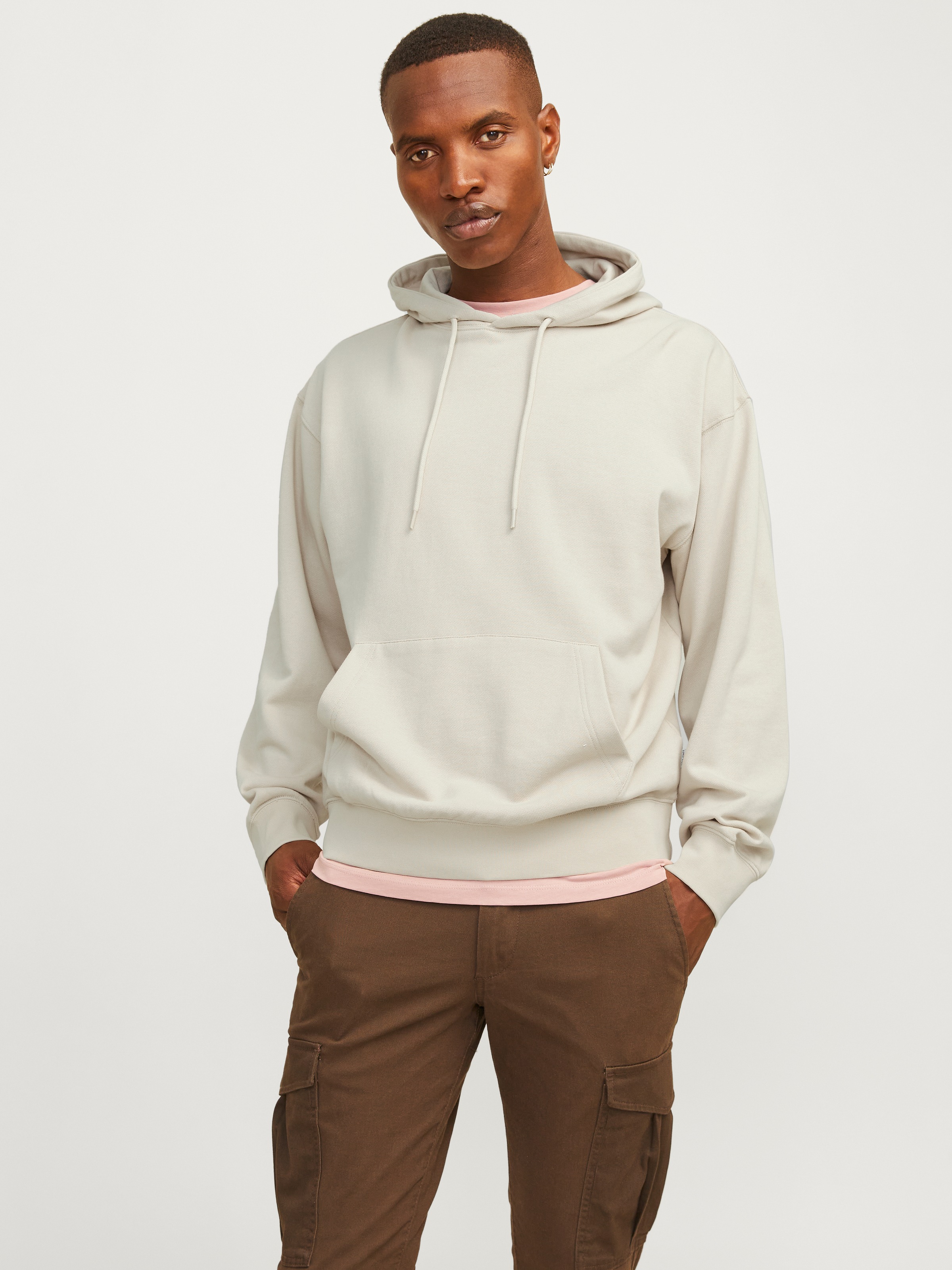 Jack & Jones Kapuzensweatshirt »JJECHARGE SWEAT HOOD NOOS«, mit Kapuze