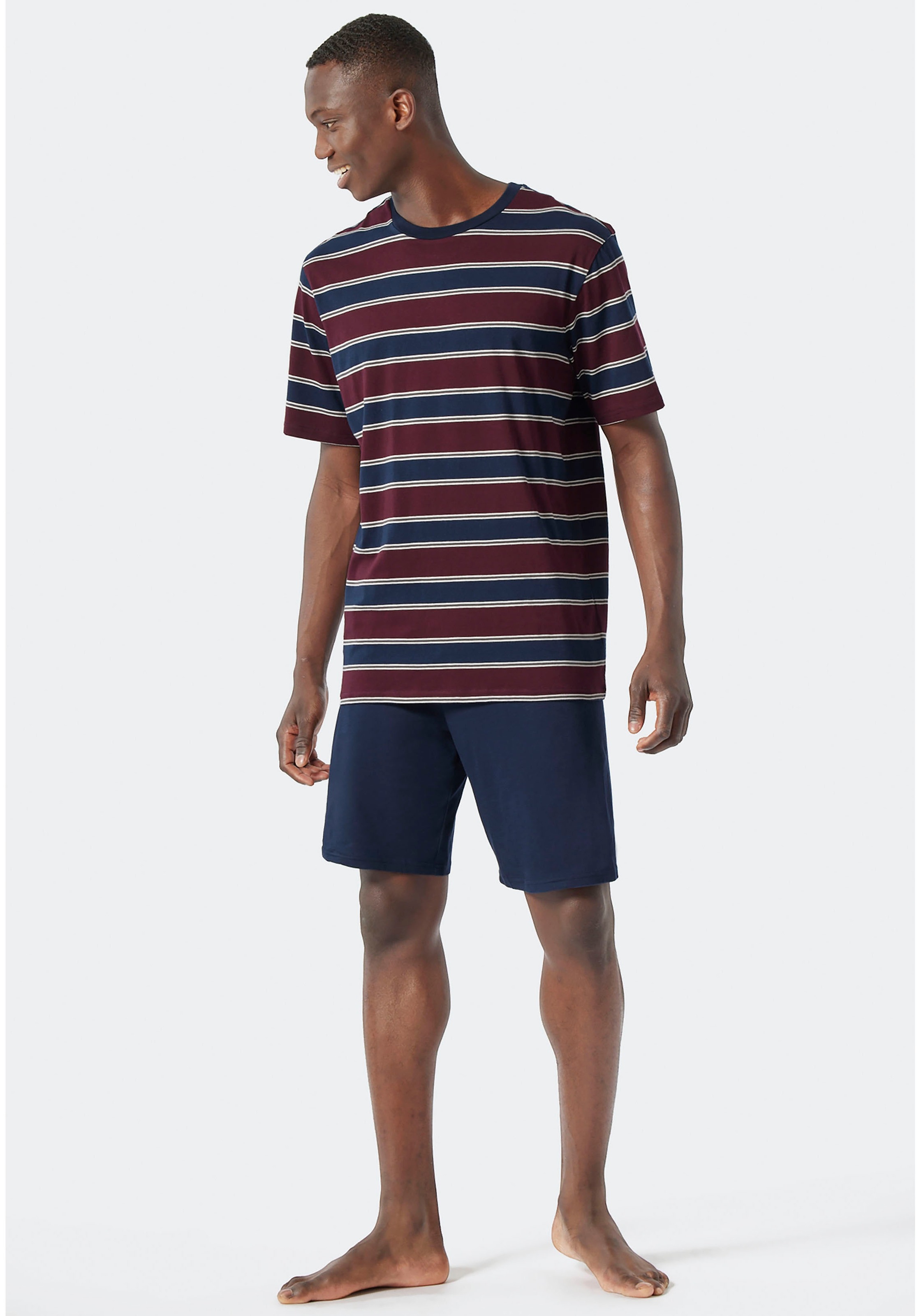 Schiesser Shorty, (2 tlg., 1 Stück), mit gestreiftem Oberteil kaufen