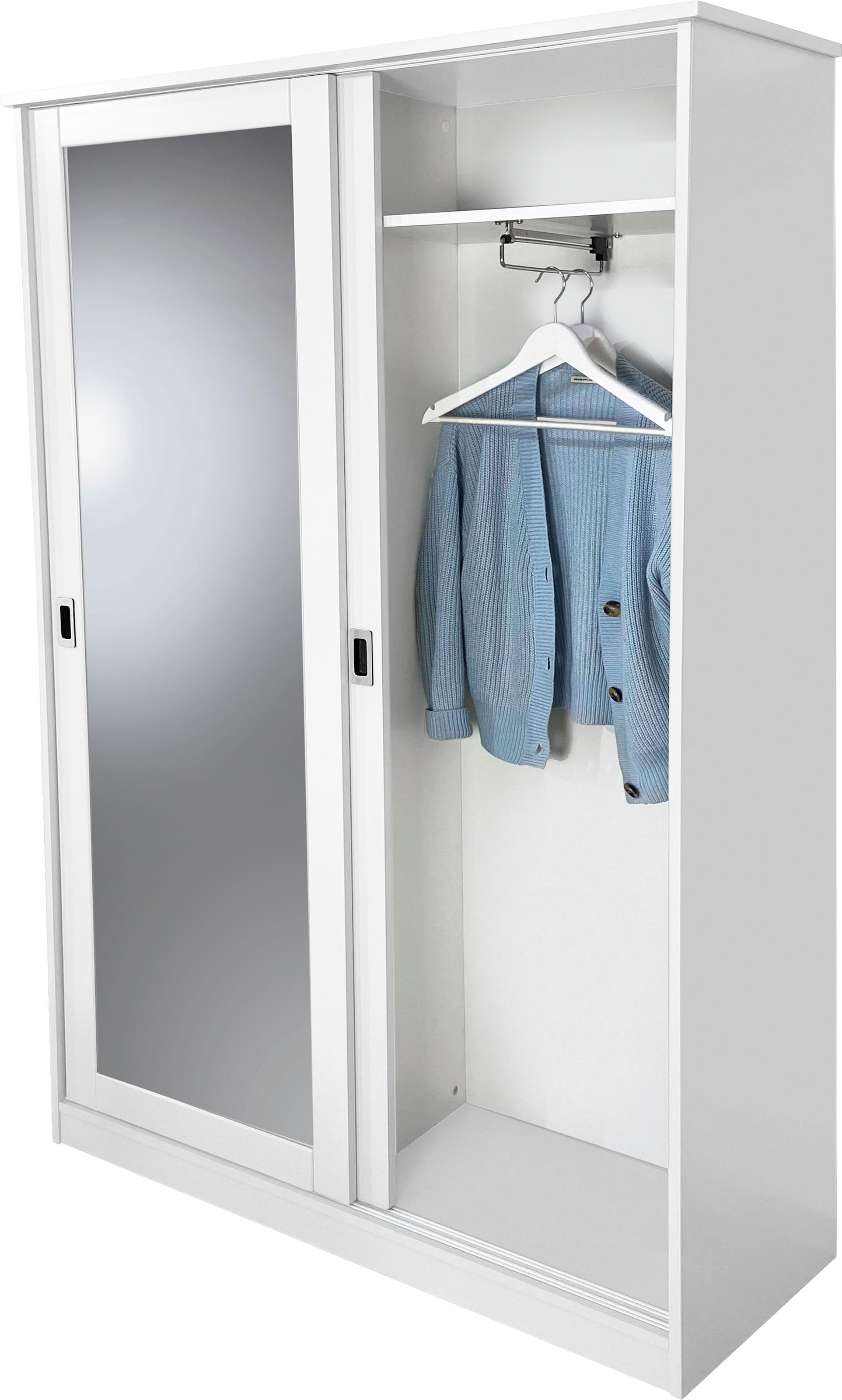 Home affaire Garderobenschrank »Nekso«, mit Spiegel, Breite 114 cm, aus MDF, FSC®-zertifiziert