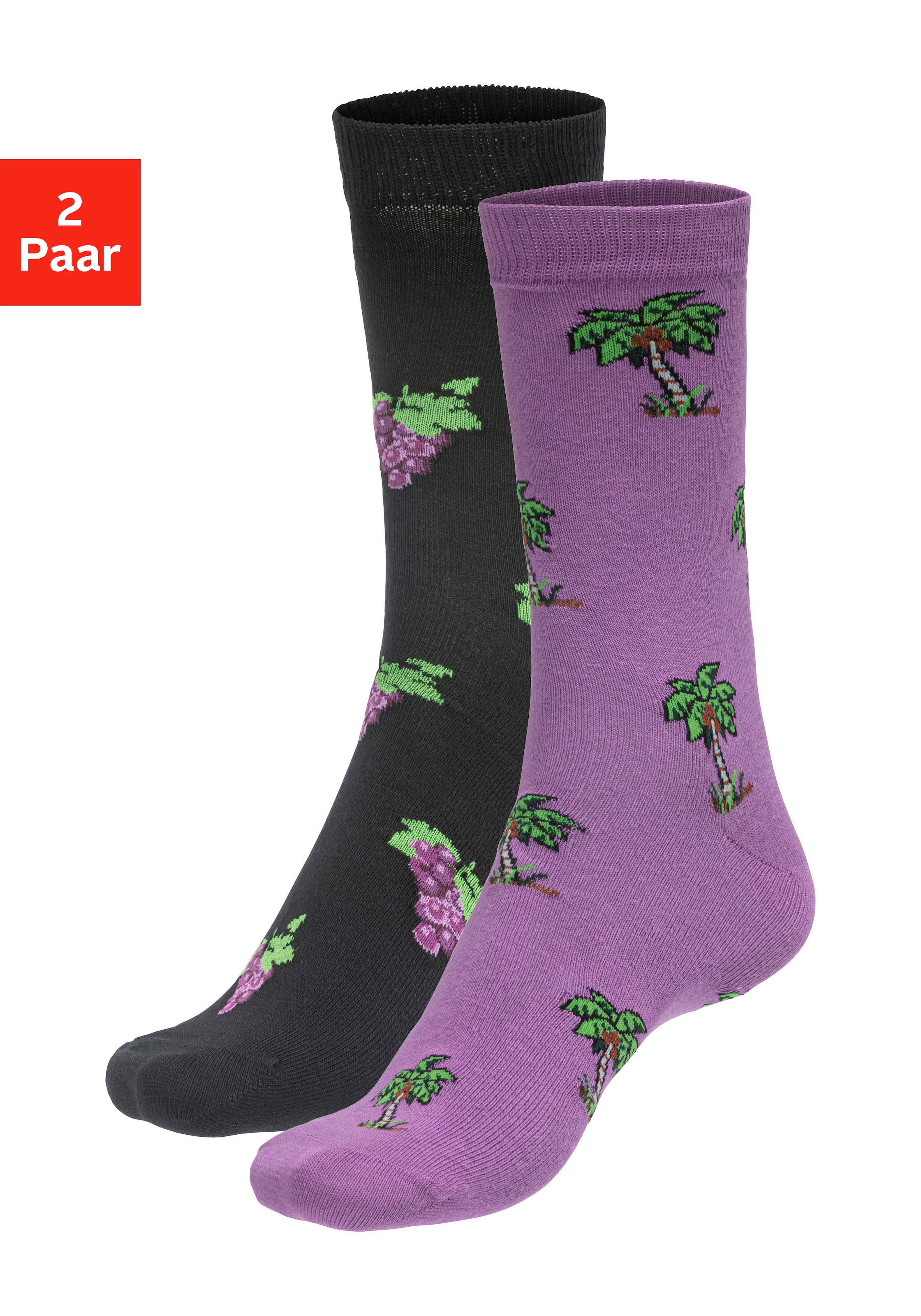 bunten, mit Motiven Devin Jelmoli-Versand (2 Socken, eingestrickten kaufen online bei John Paar), Schweiz