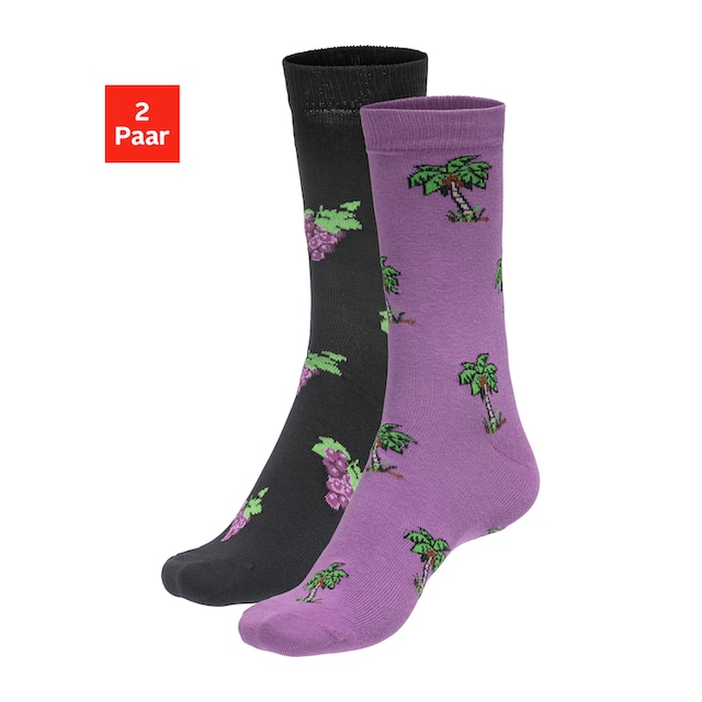 (2 mit bei Jelmoli-Versand Socken, eingestrickten kaufen bunten, John online Motiven Paar), Devin Schweiz