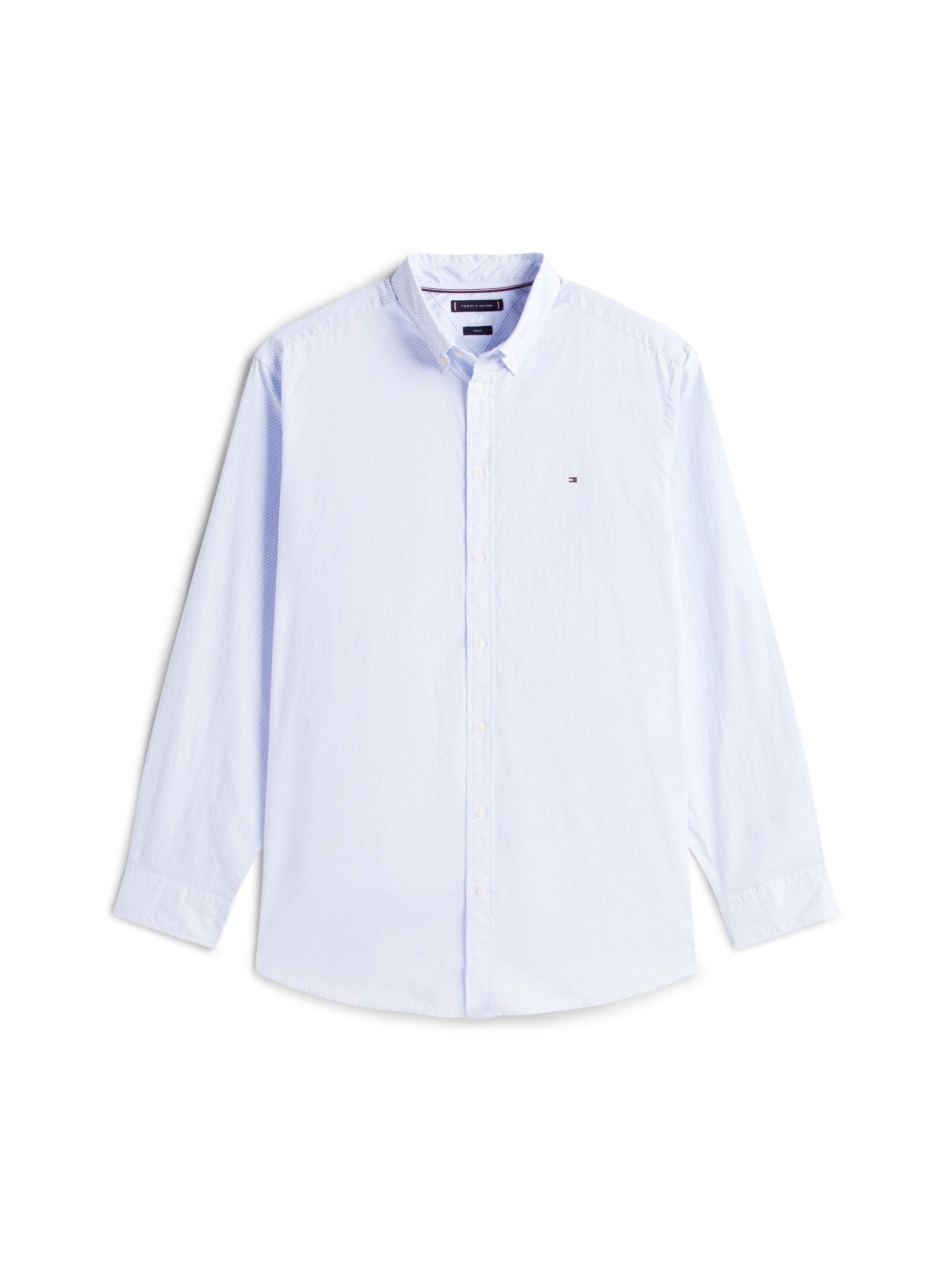 Tommy Hilfiger Big & Tall Langarmhemd »BT-FLEX POPLIN MICRO«, Grosse Grössen, Button-down-Kragen, Businesshemd, Regular Fit