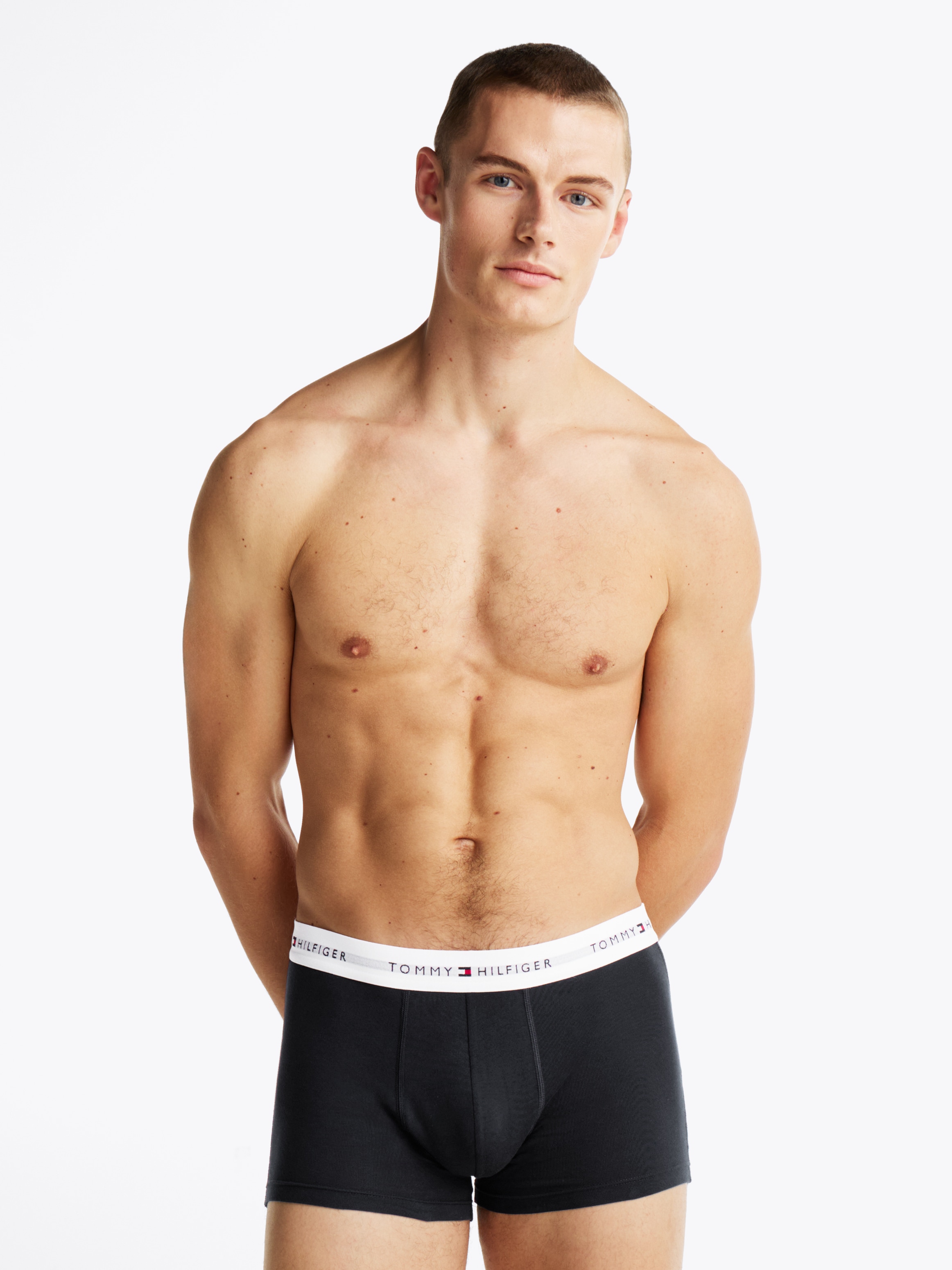 Tommy Hilfiger Underwear Trunk »3P TRUNK«, (Packung, 3 St., 3er-Pack), mit Logoschriftzug