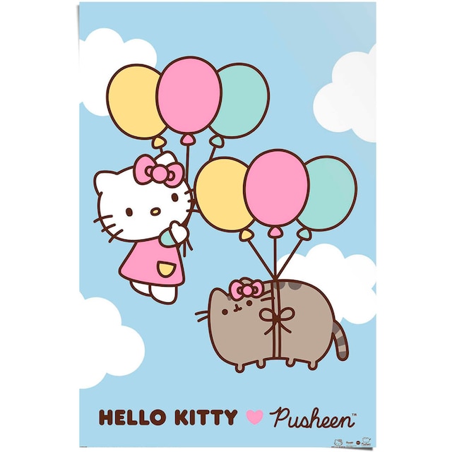 Reinders! Poster »Hello Kitty - up and away« online shoppen |  Jelmoli-Versand
