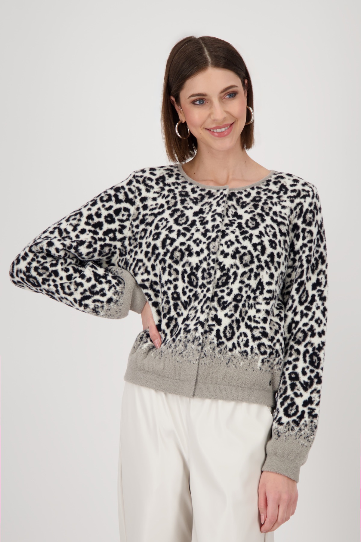 Monari Strickjacke »Jacke Strickjacke Leo«