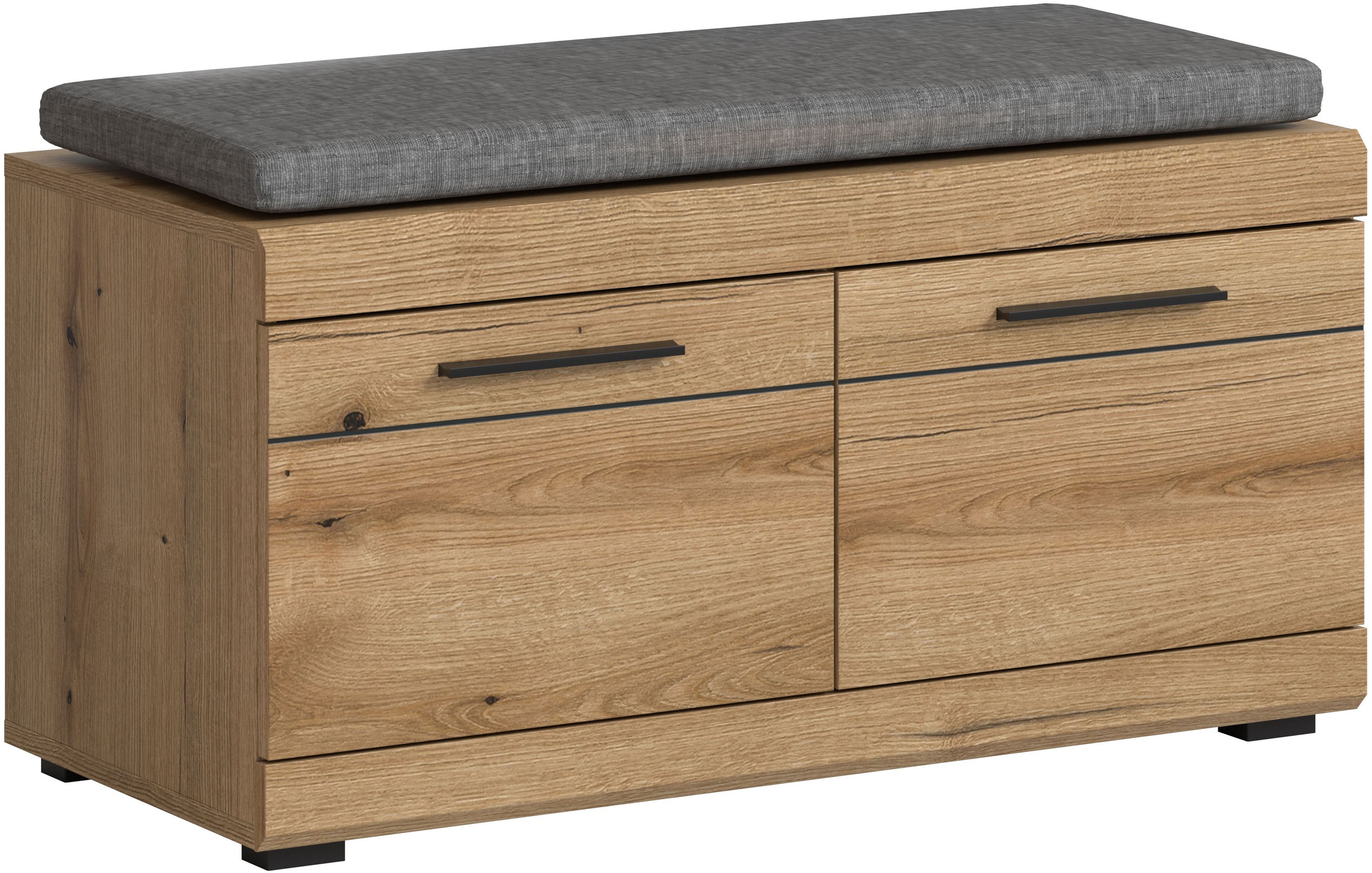 INOSIGN Sitzbank »Siena, Breite 90 cm, 2 Türen, 2 Einlegeböden, 4 Fächer«, (1 St.), Scout, Sitzbank Breite 90 cm, 2 Türen, 4 Fächer, Flur, Diele