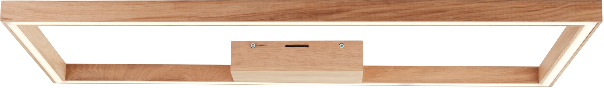 Brilliant LED Deckenleuchte »Delgrosso«, 1 flammig, Leuchtmittel LED-Modul LED fest integriert, 83 x 38 cm, 2600 lm, warmweisses Licht, Holz/Kunststoff, eiche geölt