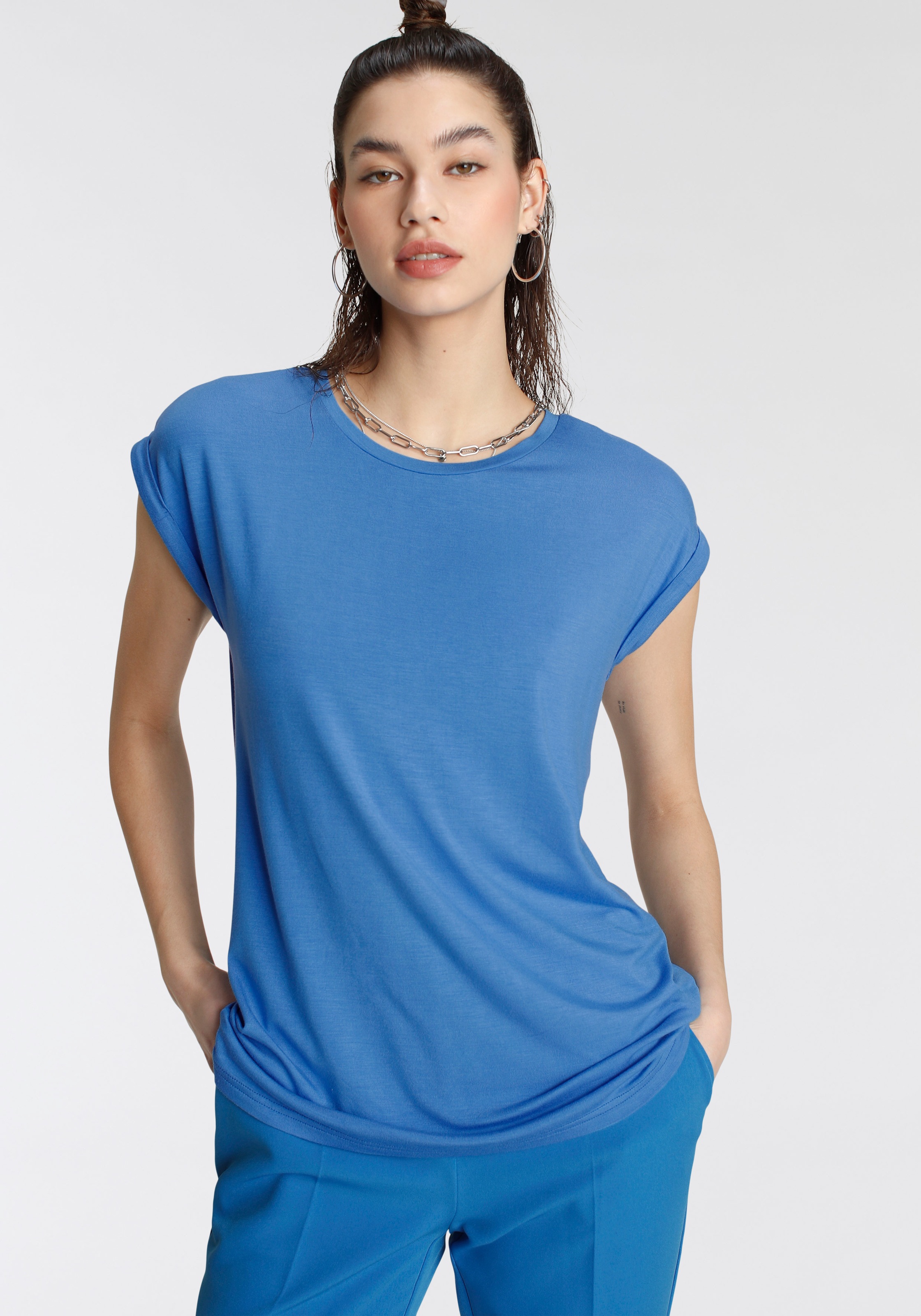 Tamaris T-Shirt, mit Rundhalsausschnitt shoppen bei online Schweiz Jelmoli-Versand