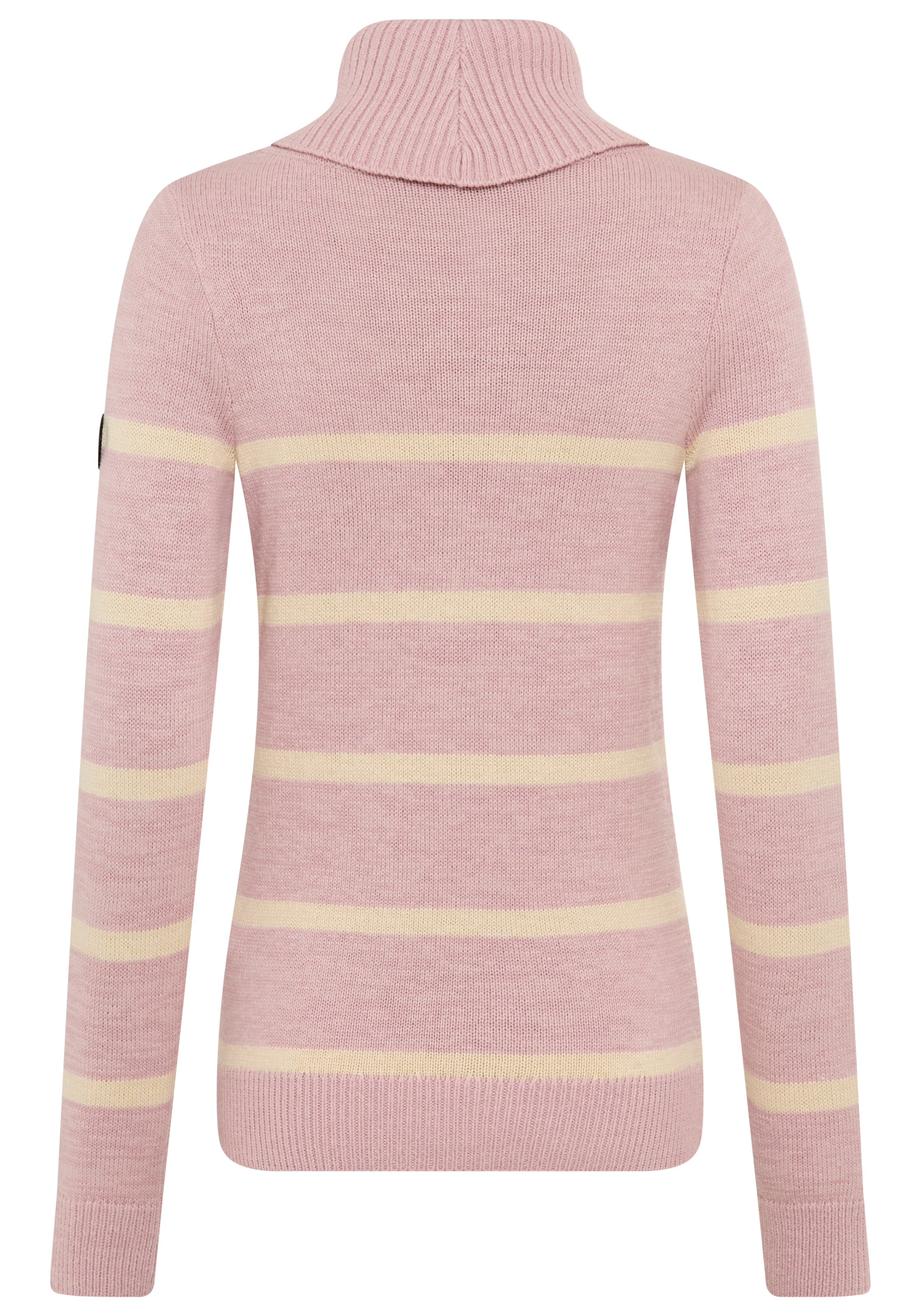 KangaROOS Rollkragenpullover, in lässiger Form mit Kontraststreifen