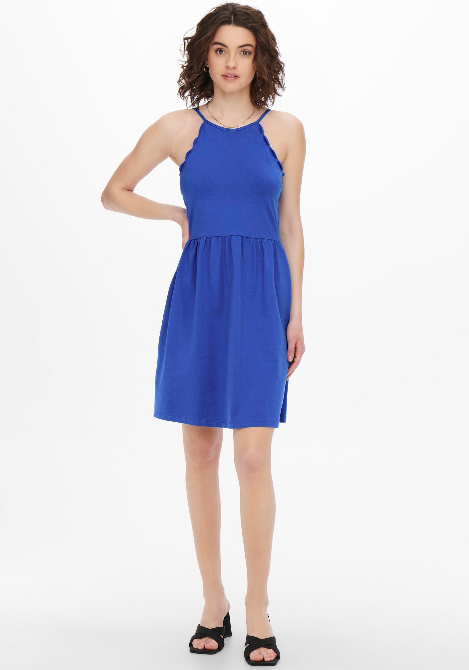 ONLY Minikleid »ONLAMBER STRAP SCALLOP SHORT DRESS CS JR« online kaufen |  Jelmoli-Versand