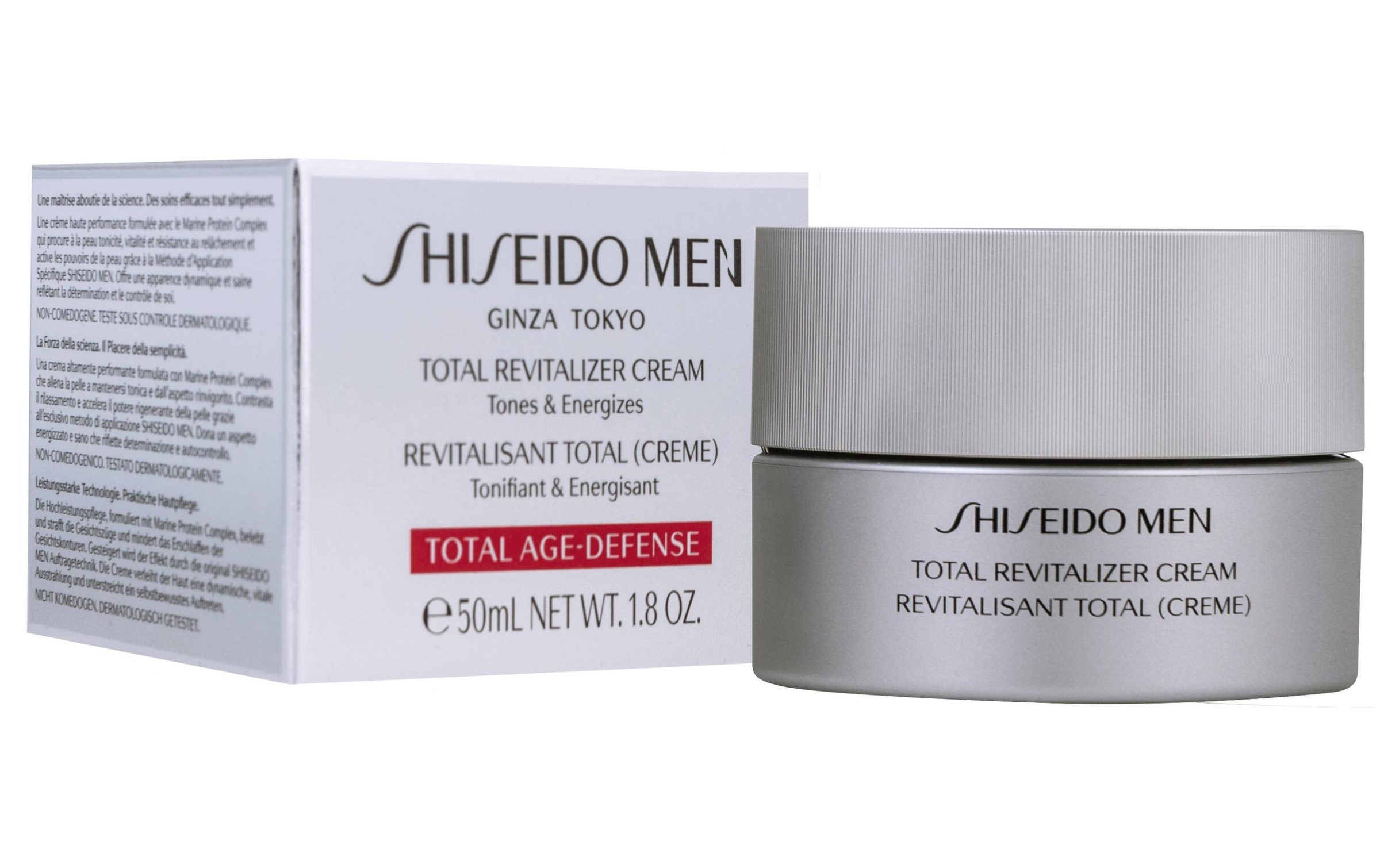 SHISEIDO Anti-Aging-Creme »Total Revitalizer Men 50 ml«, Premium Kosmetik