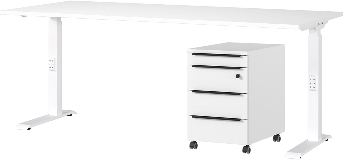 GERMANIA Büromöbel-Set »Mailand« 2 Stk. tlg. inkl. Schreibtisch und Rollcontainer