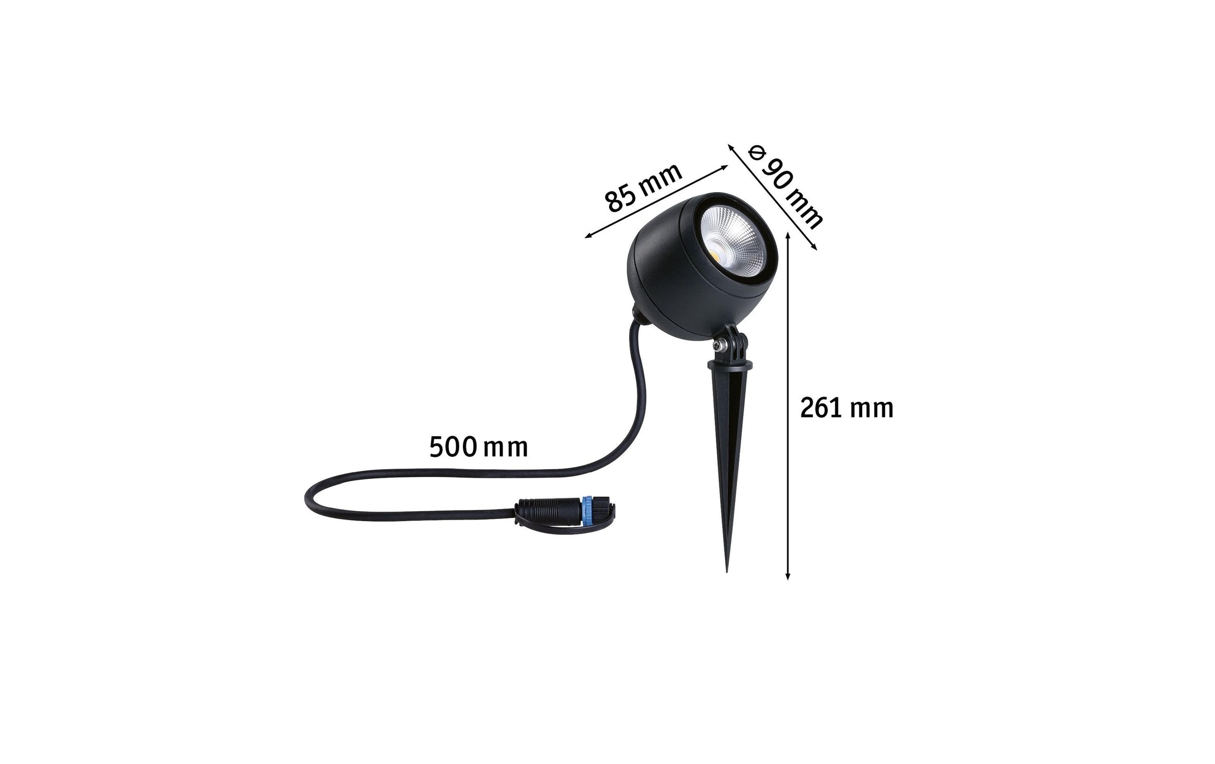 Paulmann LED Gartenleuchte »Plug & Shine«