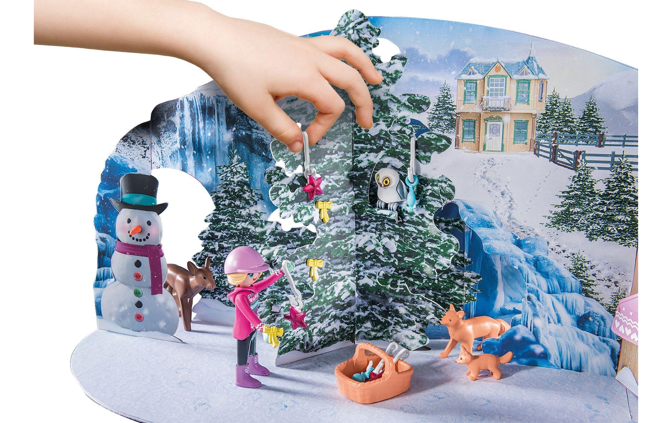 Playmobil® Adventskalender »Pferde: Weihnachtliche Schlittenfahrt 2024«, ab 4 Jahren