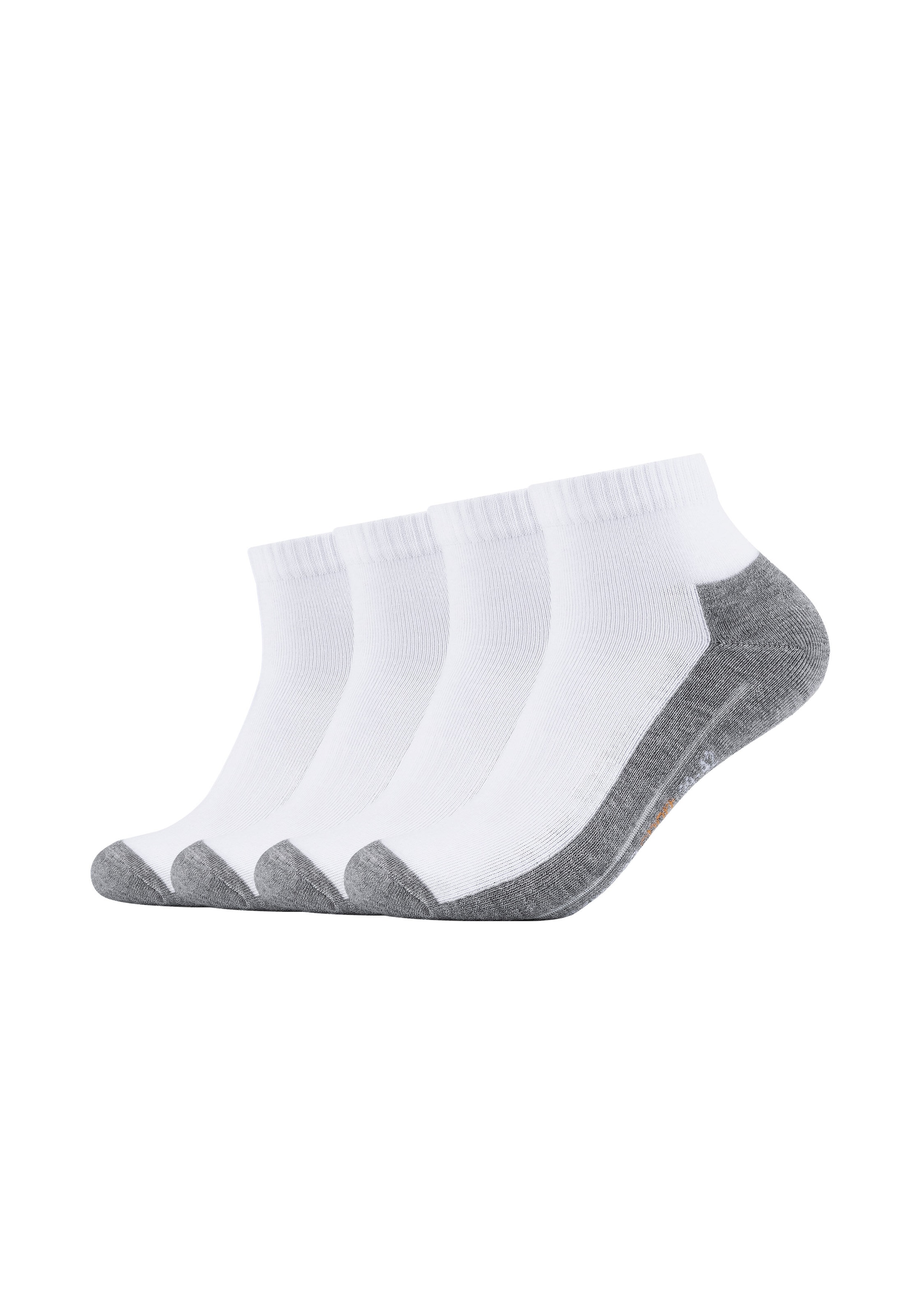 Camano Sportsocken, (4er Pack), mit entlastender Halbplüschsohle