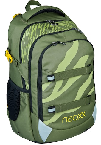 neoxx Schulrucksack »Active, Ready for Green«, reflektierende Details, aus recycelten... kaufen