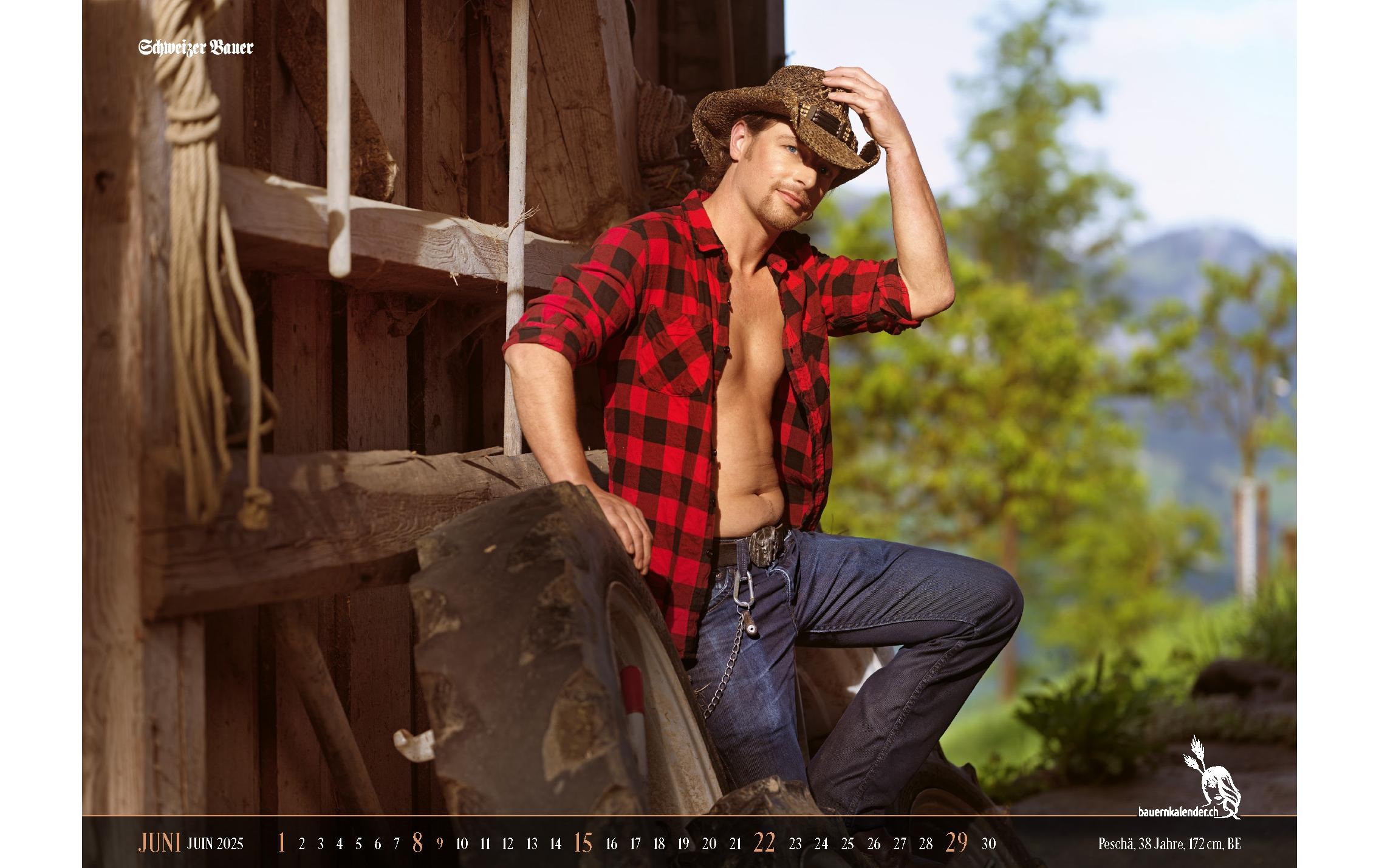 Wandkalender »Calendaria Bauern Boys 2025«