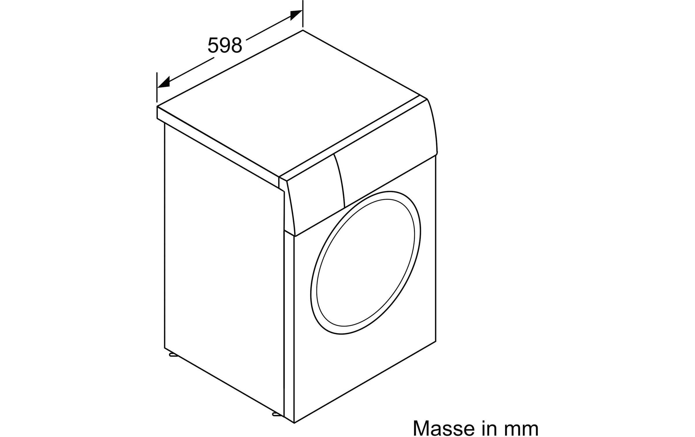 BOSCH Waschmaschine »WGB256A4CH«, WGB256A4CH, 10 kg, 1600 U/min