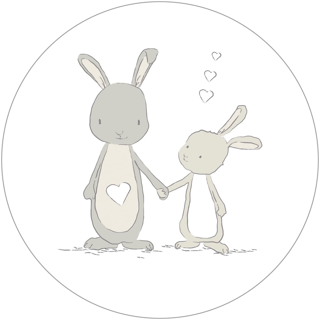 roba® Komplettbett »Fox & Bunny, 70x140 cm«, (6 tlg.)