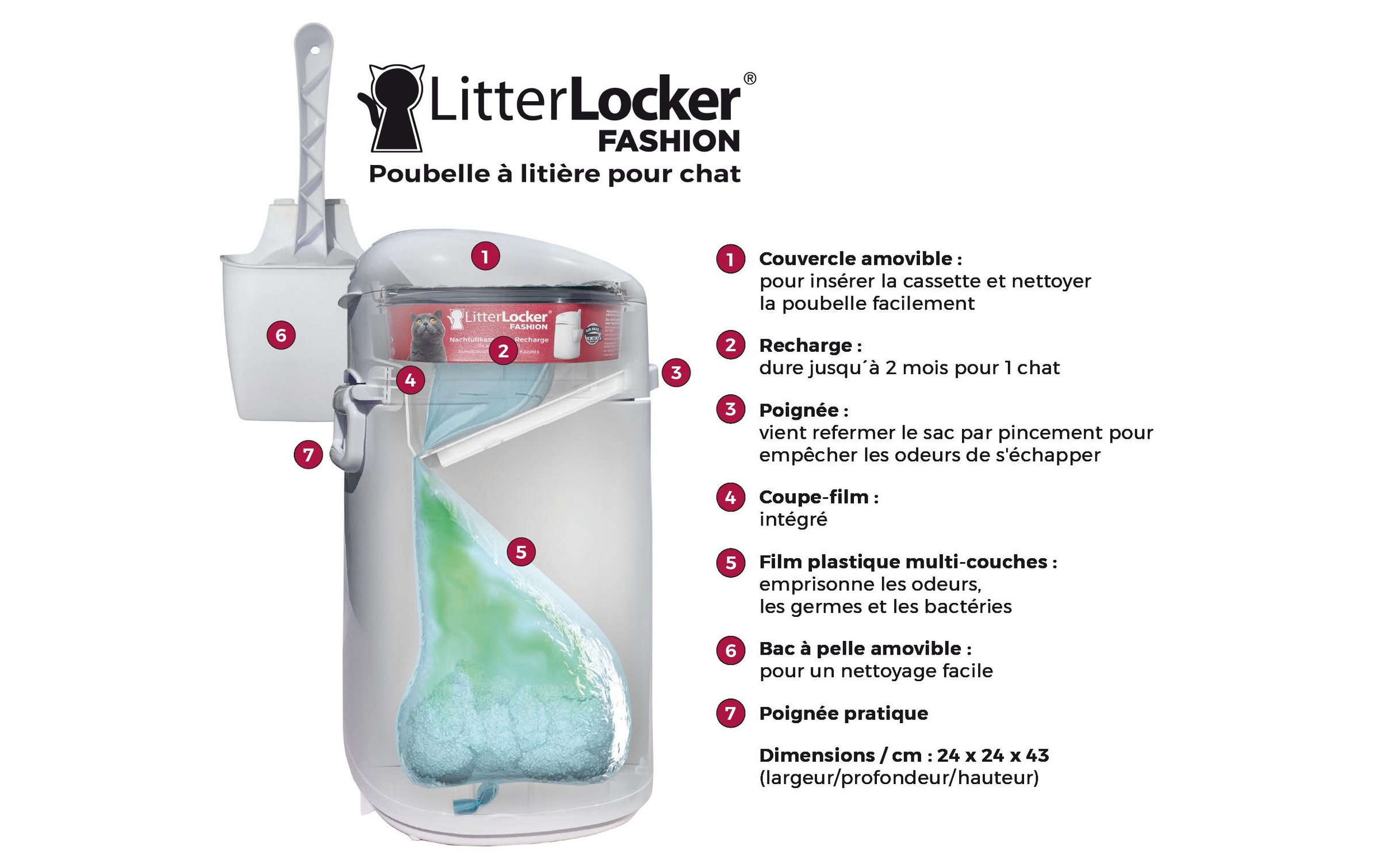 LitterLocker Katzentoilette »Genie«