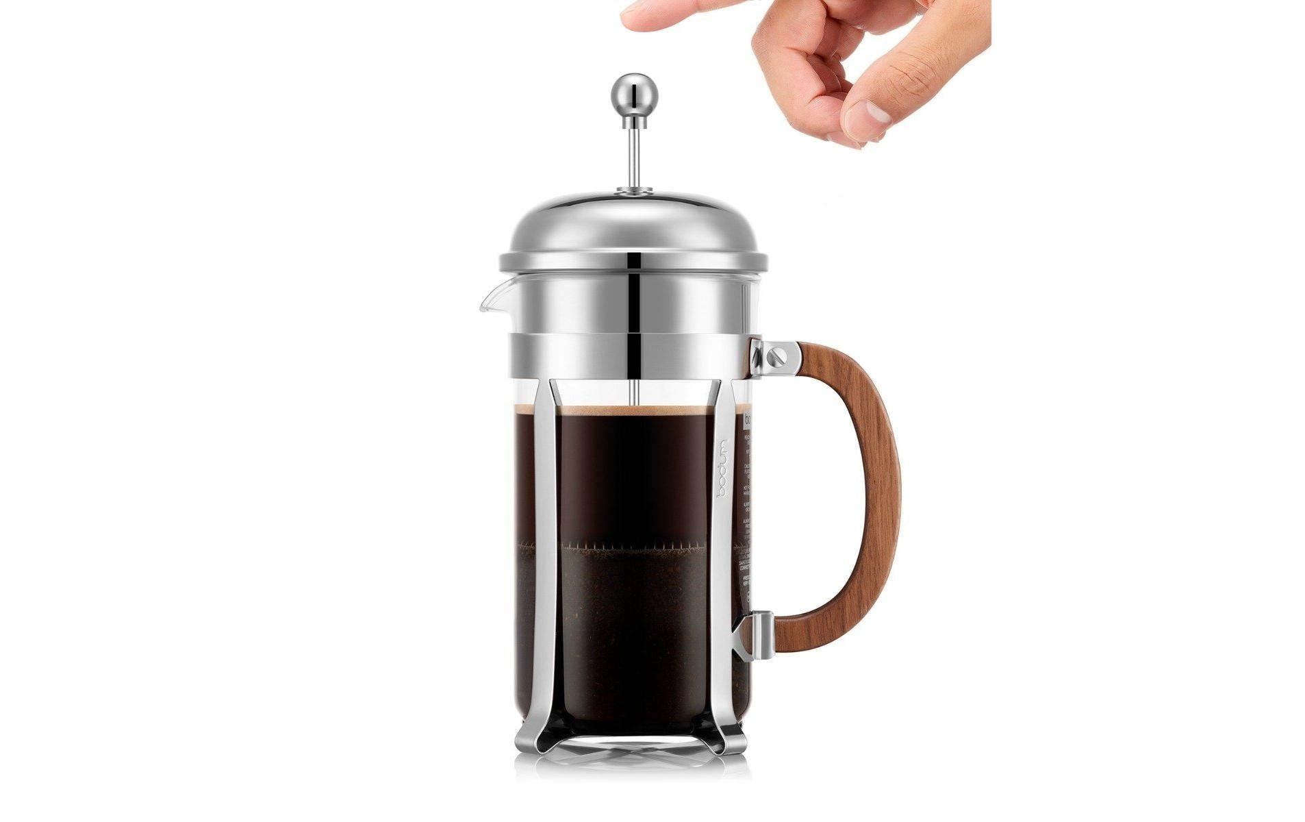 Bodum Kaffeebereiter »Chambord Verchromt, 1 l«, 1 l Kaffeekanne