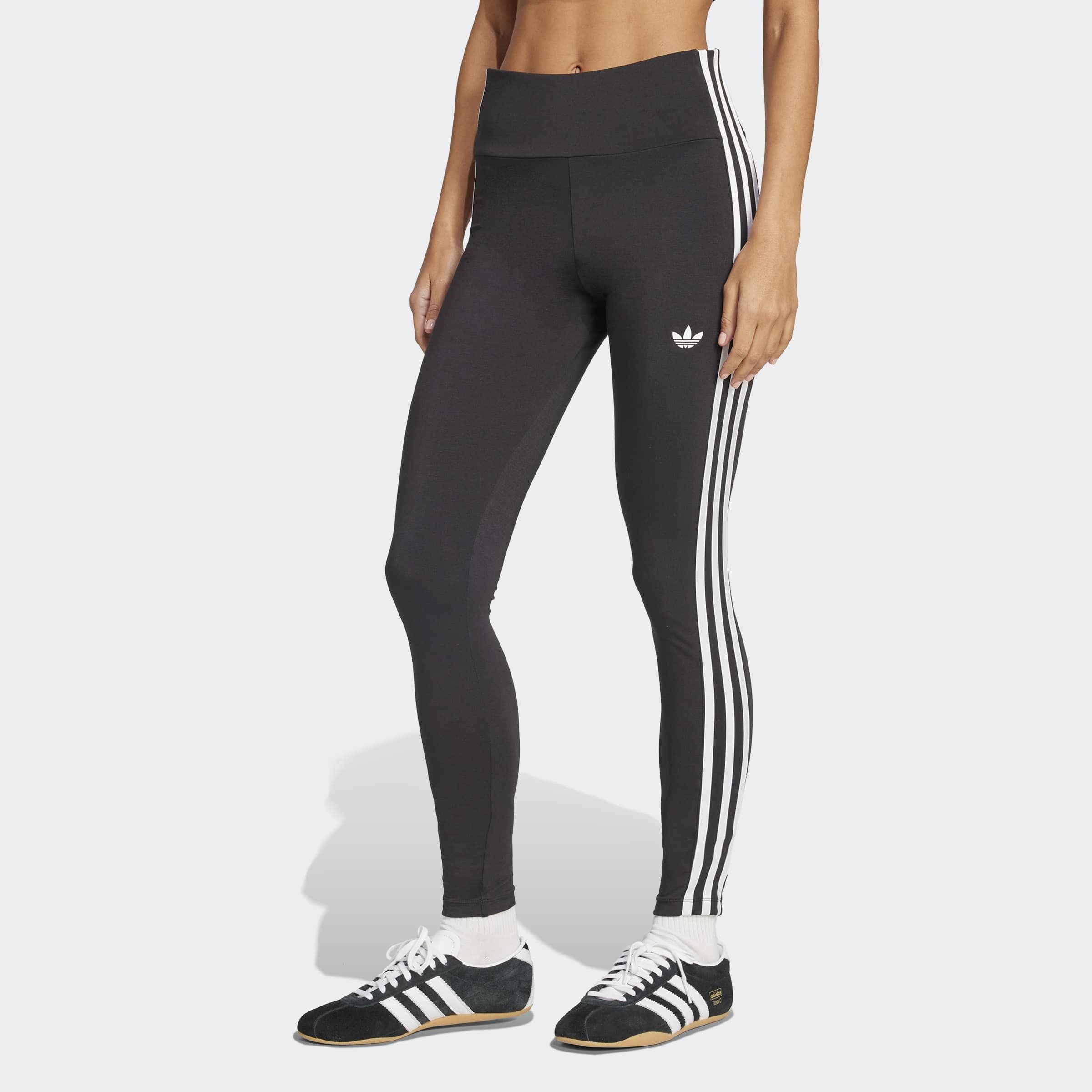 adidas Originals Leggings »3S LEGGINGS CO« sportlicher Stil mit 3-Streifen, aus weichem Baumwollmaterial