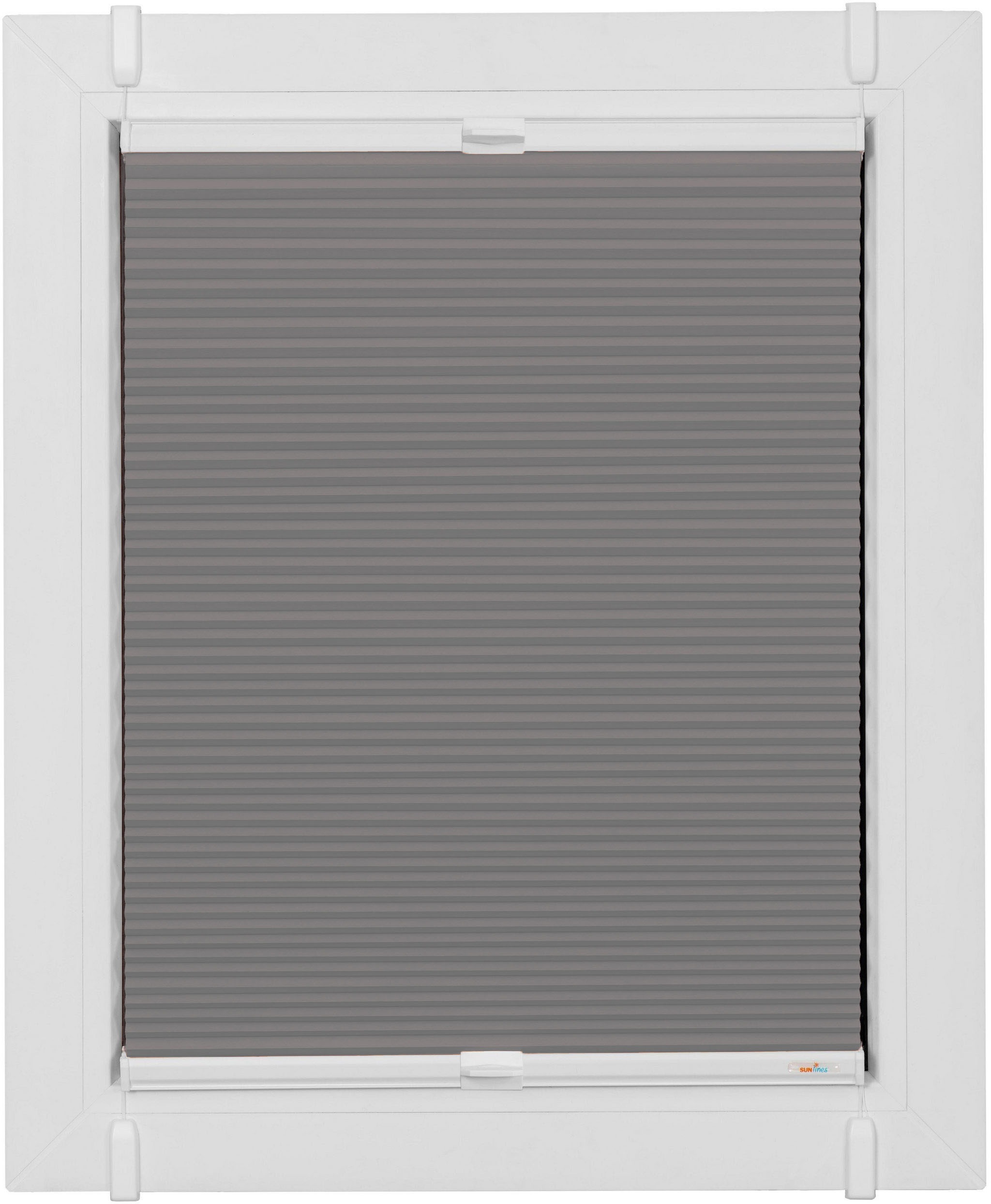 sunlines Plissee "Start-up Style Honeycomb" verdunkelnd energiesparend ohne Bohren verspannt verspannt mit Simply-Fix Klemmträger, Wabenplissee, nach Mass