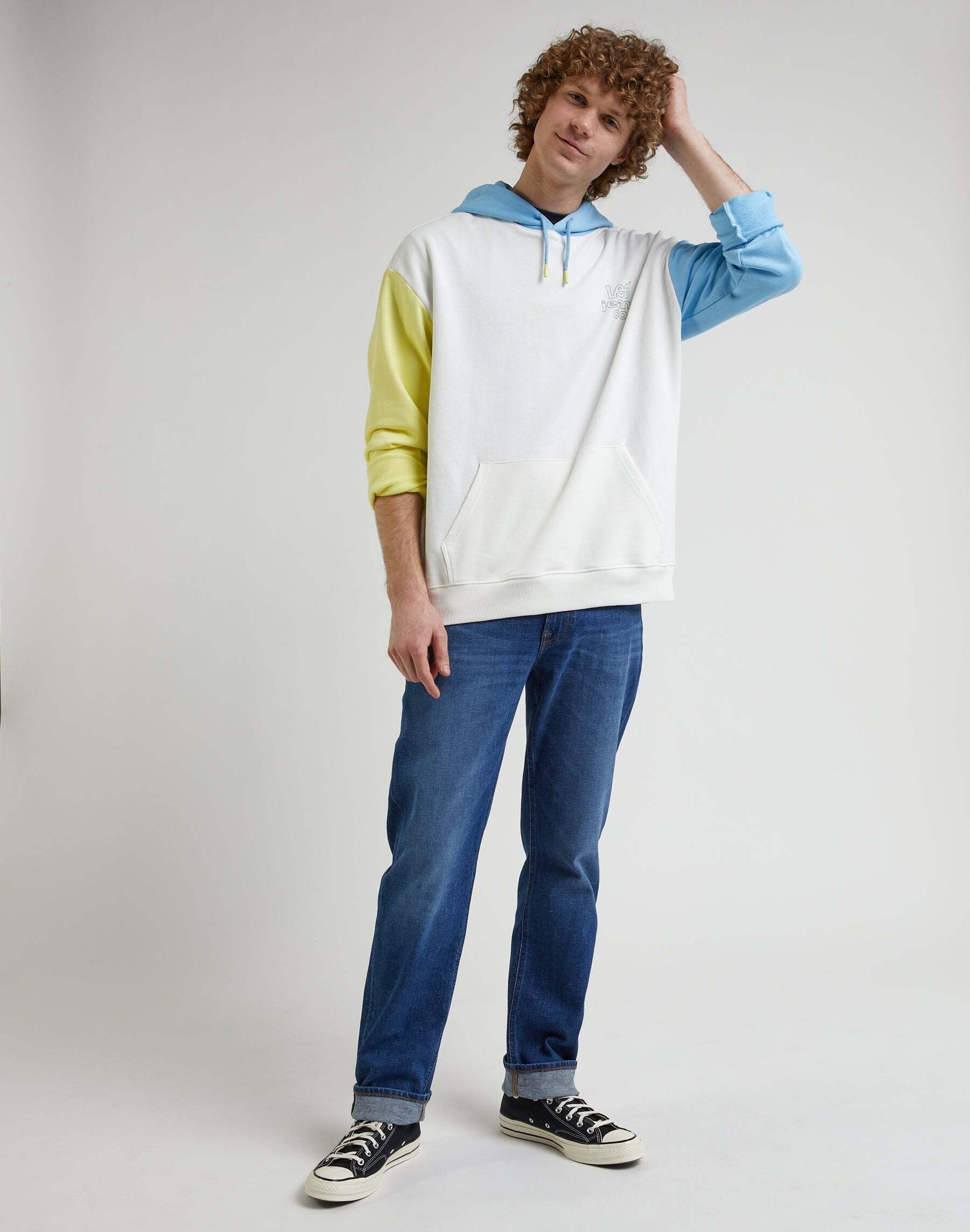 Lee® Kapuzenpullover »LEE Kapuzenpullover Loose Color Block Hoodie«