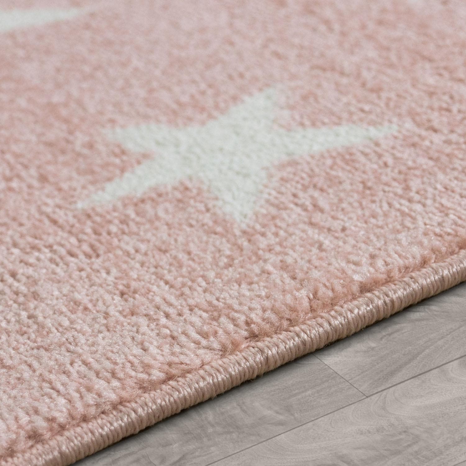 Paco Home Kinderteppich »Capri 315«, rechteckig, 9 mm Höhe, Kurzflor, Motiv Sterne, Pastell-Farben, Kinderzimmer