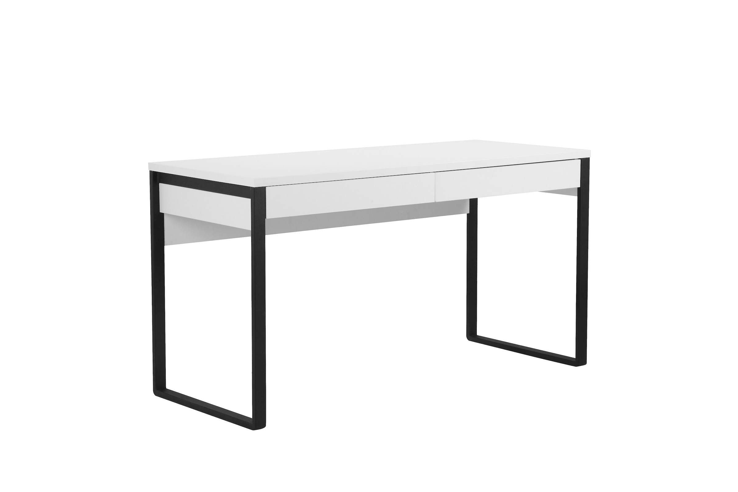 Design,«, 2 Schreibtisch modernen 140 im günstig Places Style Computertisch of »Moid, | mit Metallbeinen Schubladen cm, ✵ Jelmoli-Versand & kaufen Breite