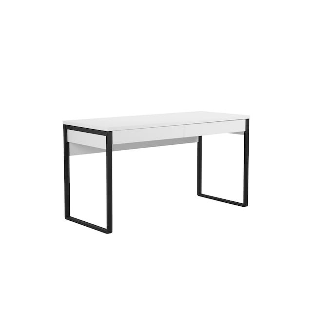 ✵ Places of Style Schreibtisch »Moid, Computertisch im modernen Design,«,  Breite 140 cm, mit Metallbeinen & 2 Schubladen günstig kaufen |  Jelmoli-Versand
