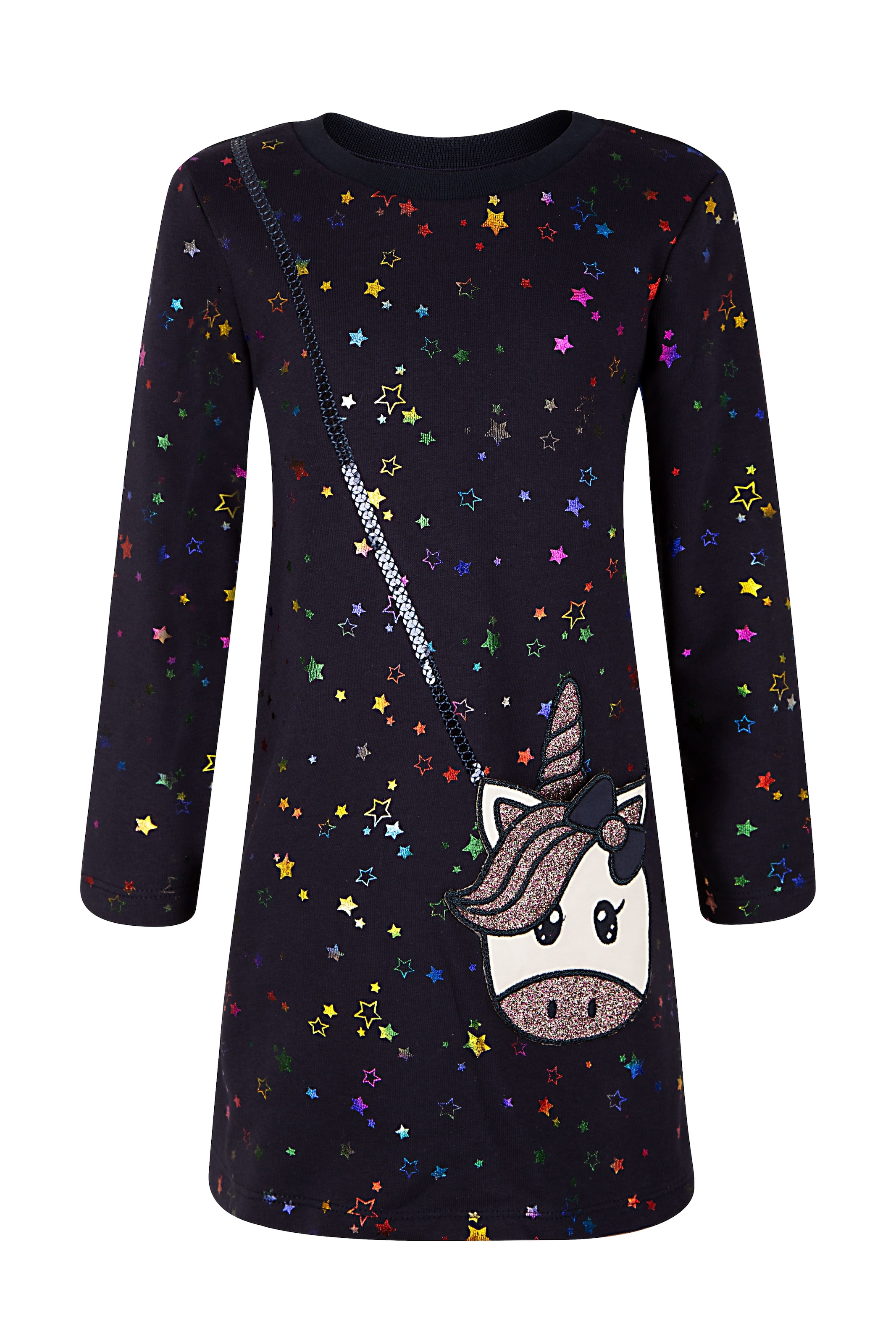 happy girls Strickkleid, mit tollem Einhorn-Motiv