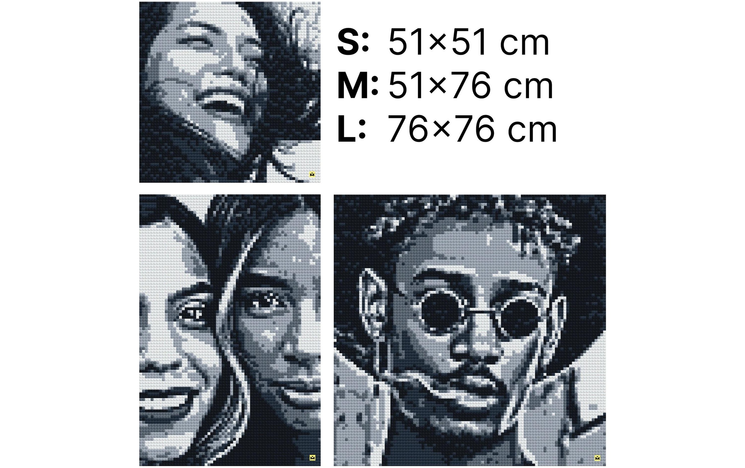 Spielbausteine »Mosaik, S Monochrom«, (5832 St.)