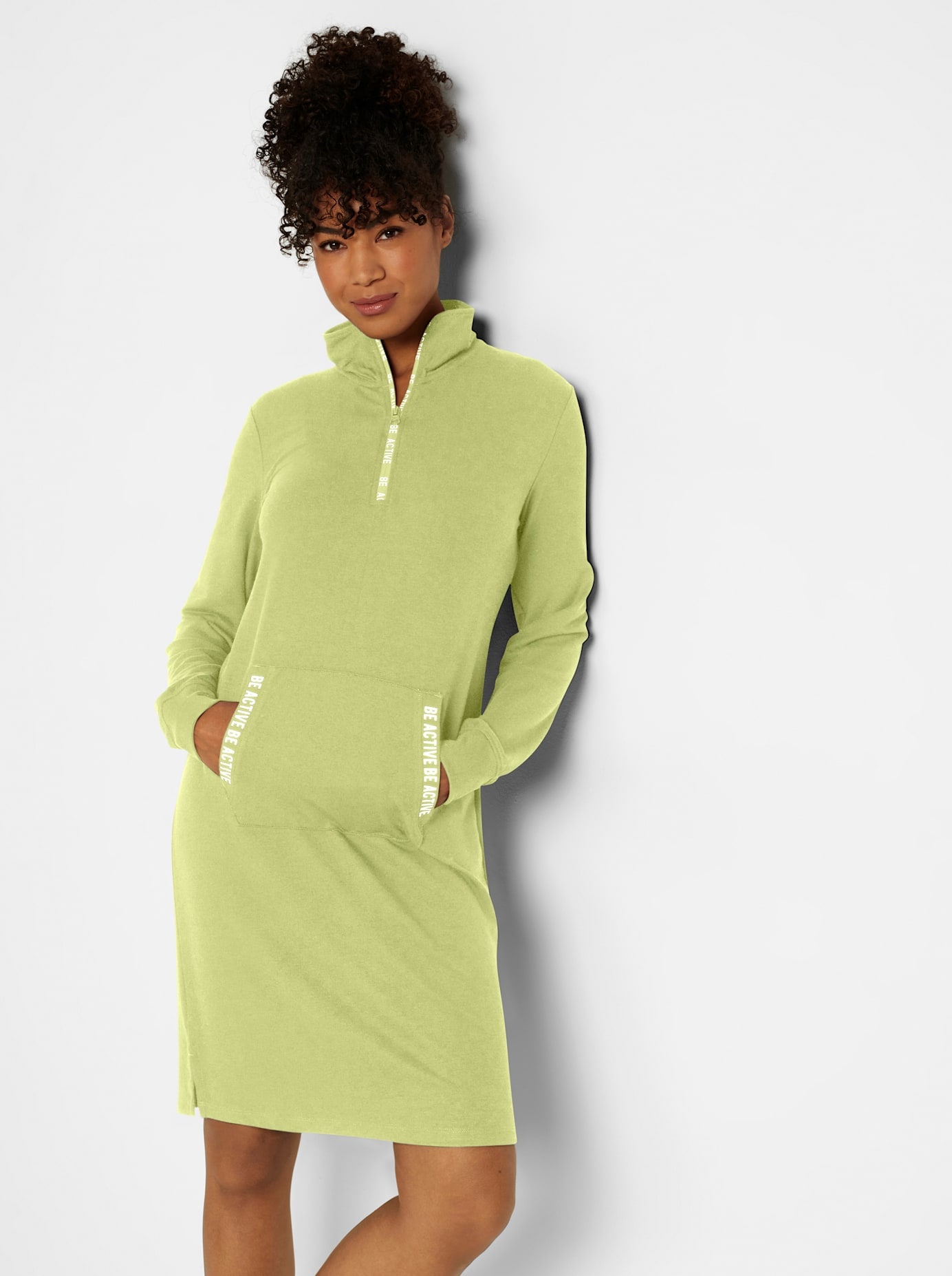 Inspirationen Jerseykleid »Modal-Mix-Kleid«