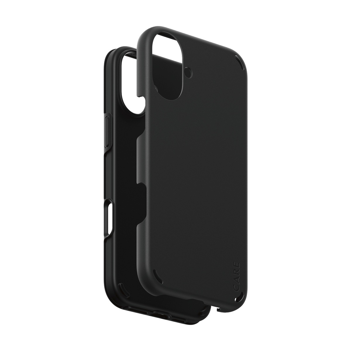 CARE by PanzerGlass Handyhülle »Double Defence Case für Apple iPhone 16 Plus«, Backcover, Schutzhülle, Handyschutzhülle, Case, Schutzcase, stossfest