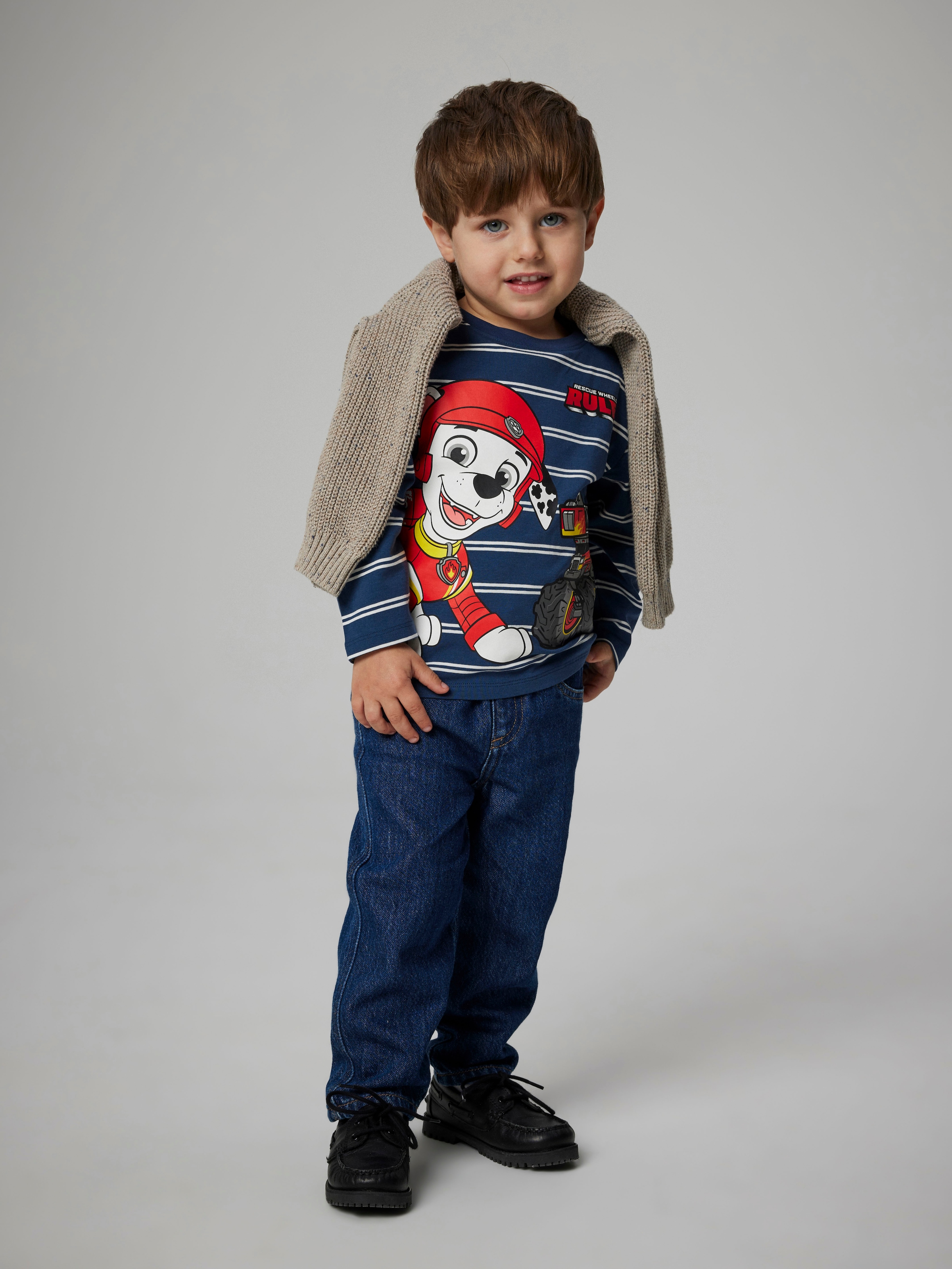 Name It T-Shirt »NMMSOFUS PAW LS NREG TOP BOX CPLG«