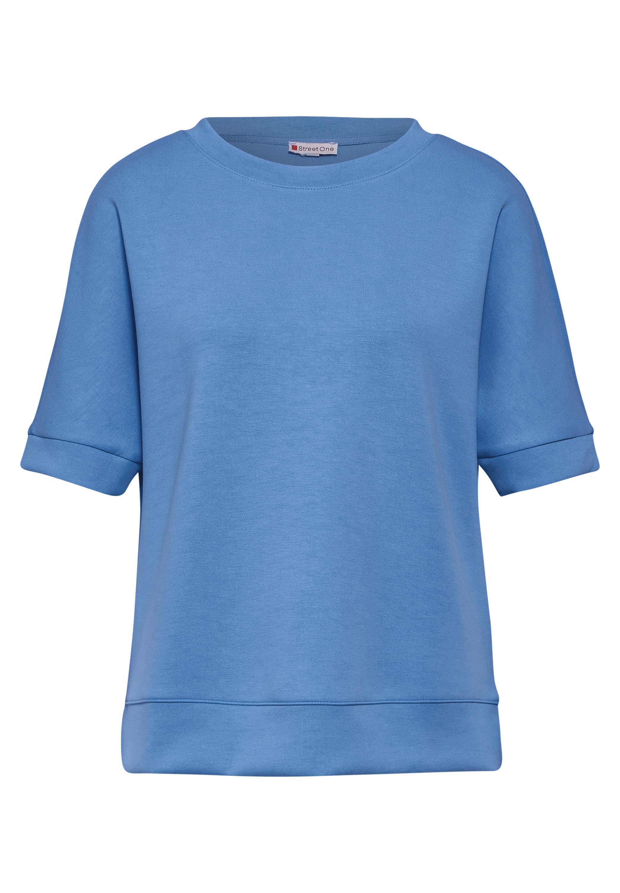STREET ONE T-Shirt »LTD QR«, im Silk-Look, mit seidigem Glanz